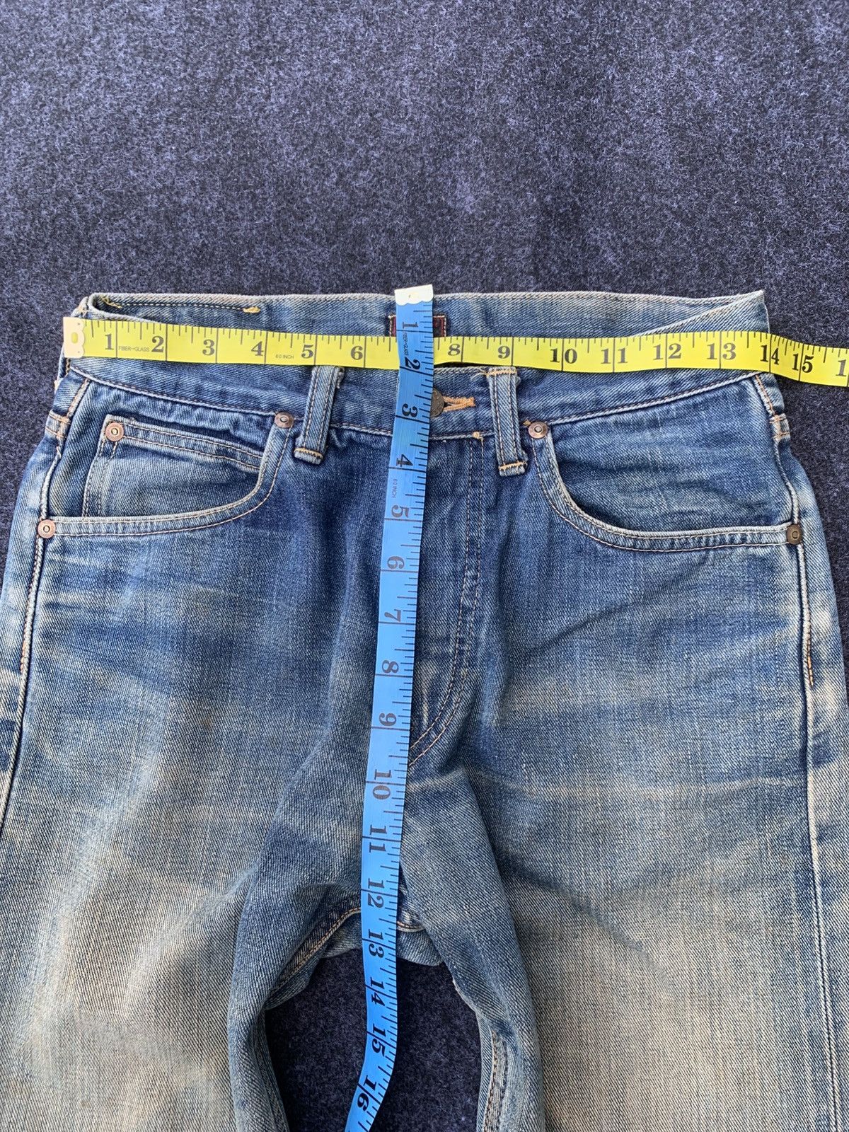 Lee VINTAGE LEE RIDER HALF SELVEDGE. Size US 28 / EU 44 - 3 Thumbnail