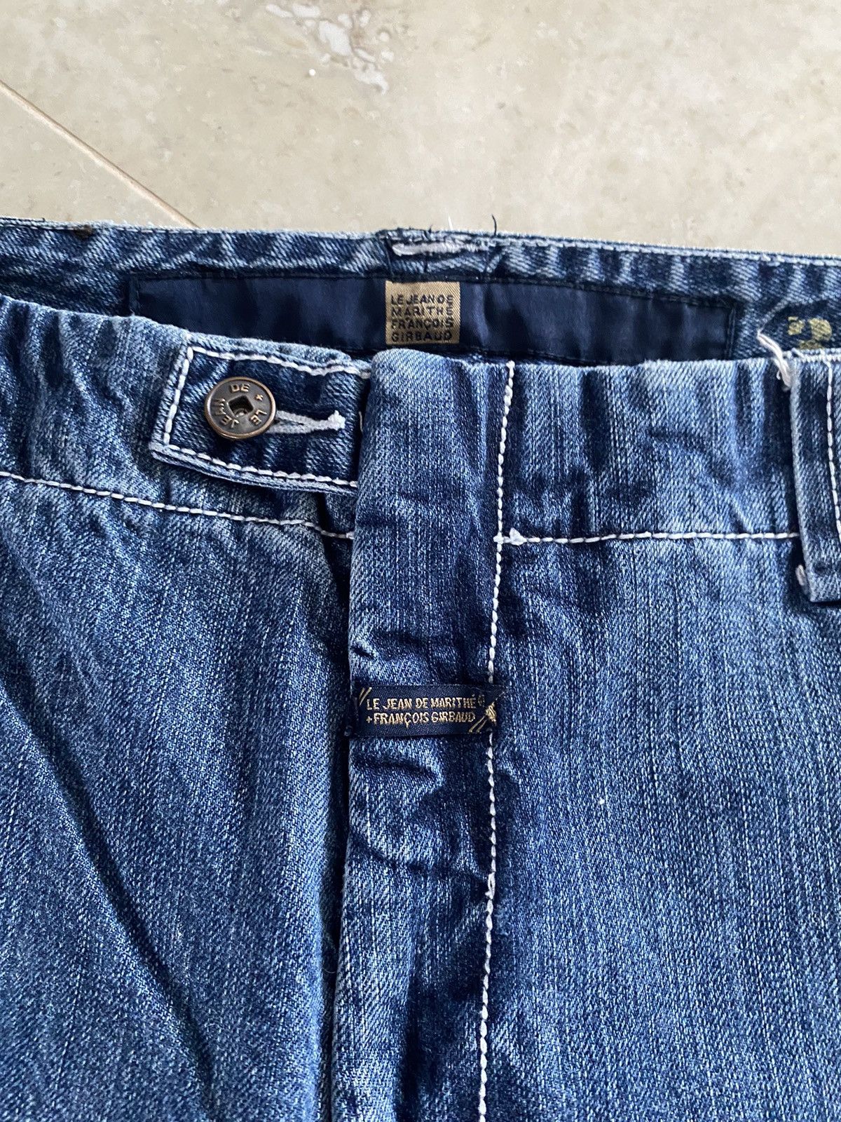 Marithe + Francois Girbaud Vintage Crazy Denim Marithe Francois Girbaud Baggy Shorts Size US 38 / EU 54 - 8 Thumbnail