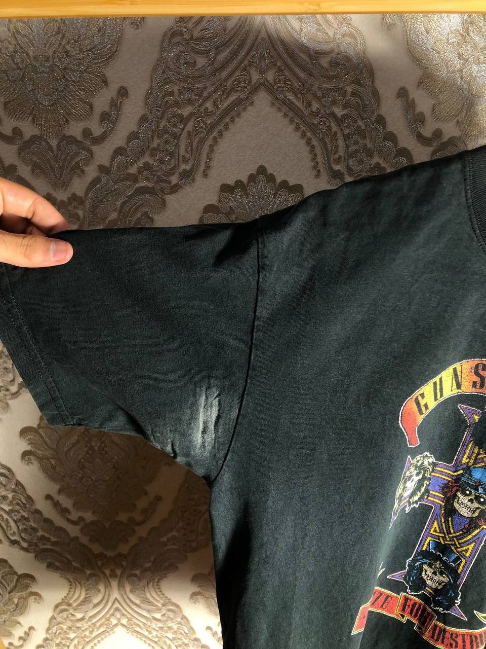 Guns N' Roses × Vintage VERY RARE GUNS N ROSES APPETITE FOR DESTRUCTION ROCK METAL Size US L / EU 52-54 / 3 - 4 Thumbnail