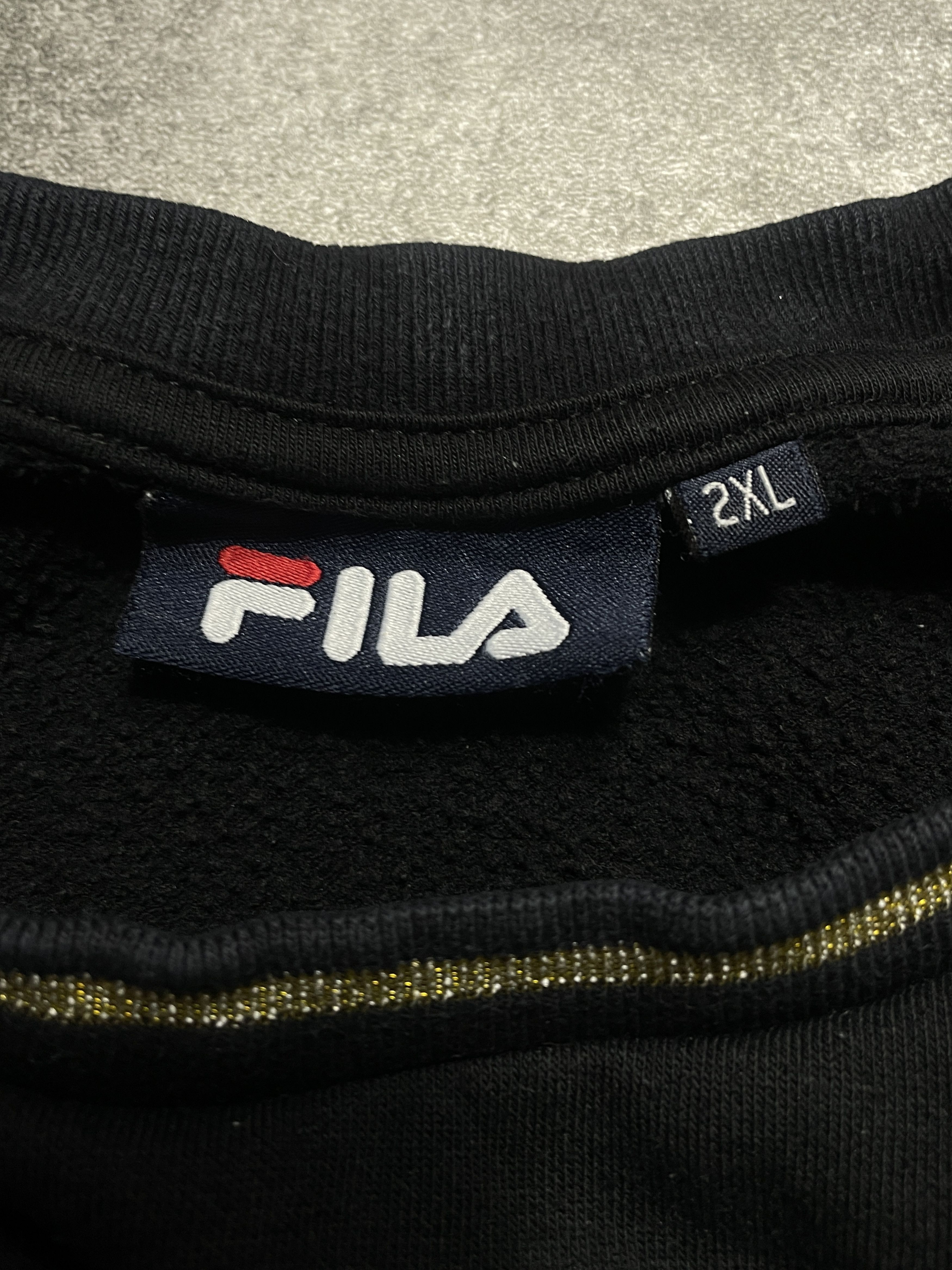 Fila ❗️RARE❗️Fila Vintage Y2K Boxy Fit Sweatshirt Gold Logo Size US S / EU 44-46 / 1 - 5 Thumbnail