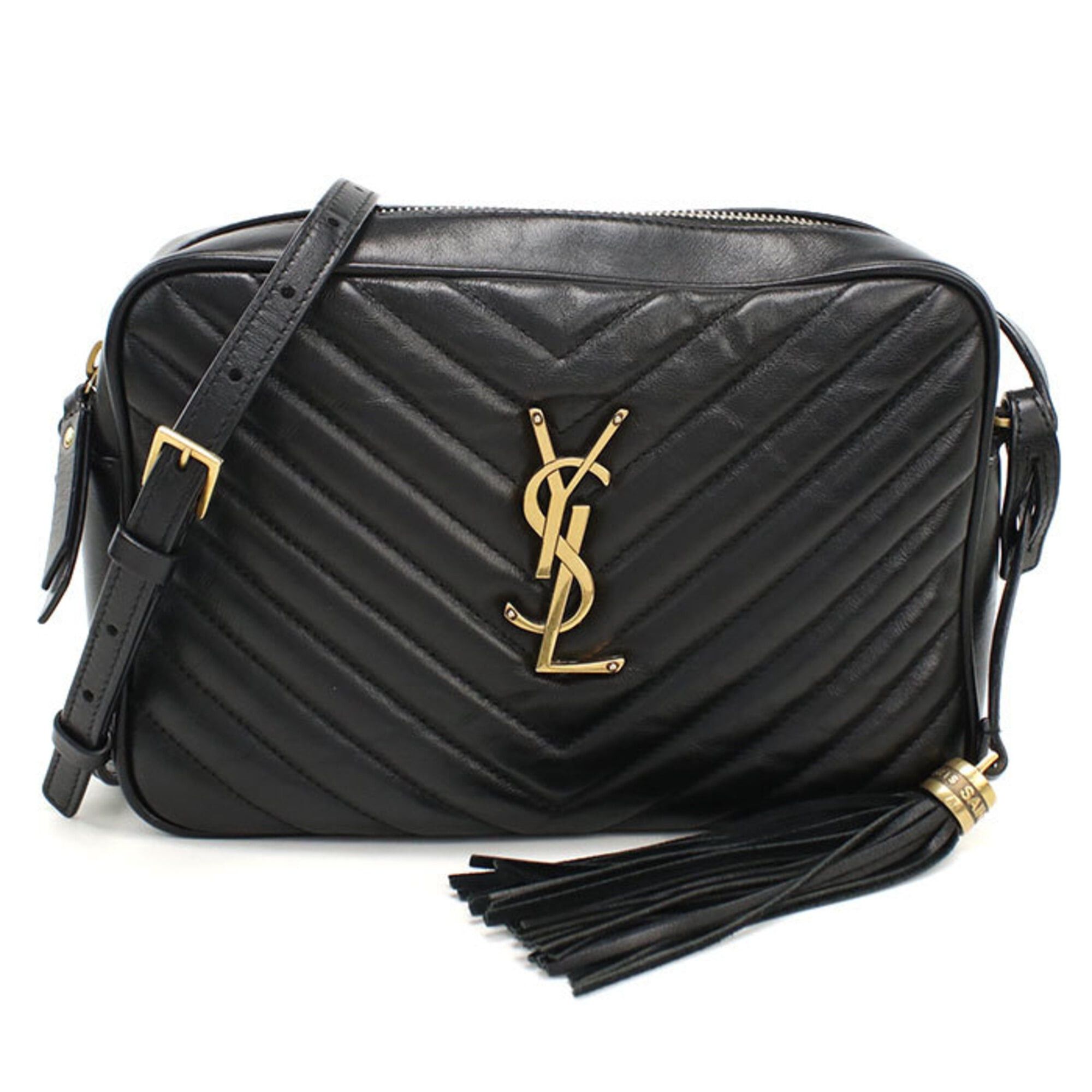 Saint Laurent Paris SAINT LAURENT (Saint Laurent) Crossbody Shoulder Bag 612544 Camera Bag, Women's, Black Size ONE SIZE - 1 Thumbnail