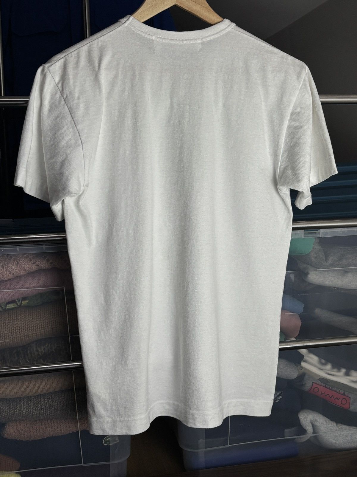 Comme des Garcons PLAY Comme Des Garcons Play Double Heart Tee Size US M / EU 48-50 / 2 - 5 Thumbnail