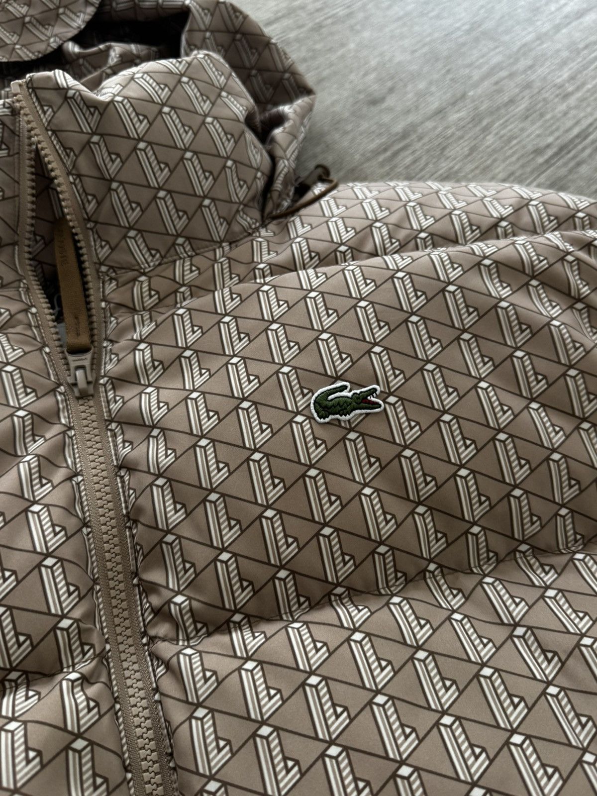 Lacoste Lacoste Puffer jacket with hood Size US M / EU 48-50 / 2 - 2 Thumbnail