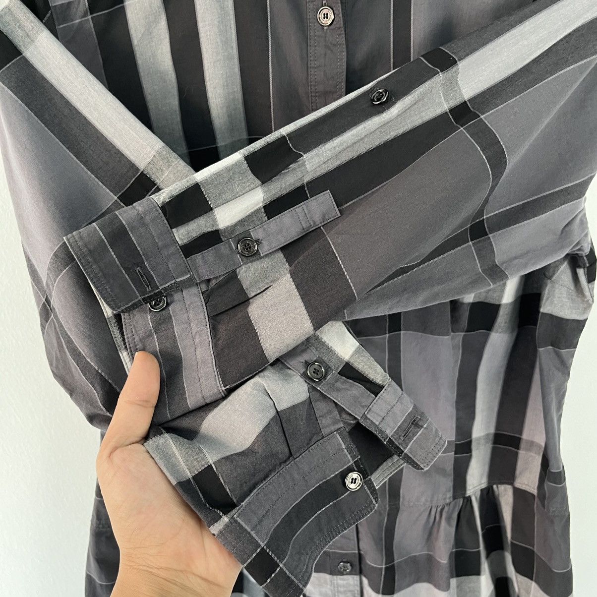 Burberry Burberry London Black Checkered Size M / US 6-8 / IT 42-44 - 6 Thumbnail