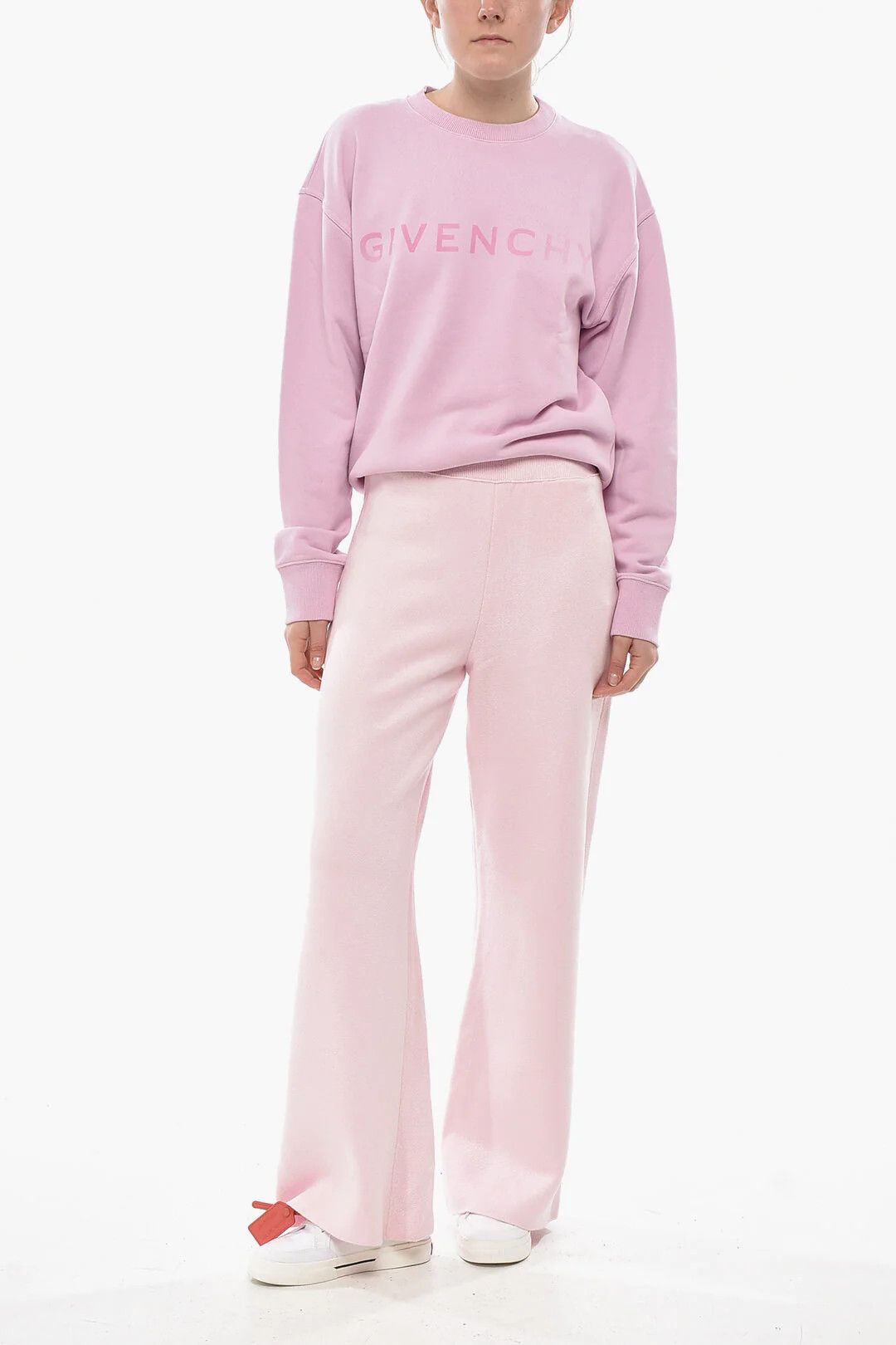 Givenchy og1mm0326 Knit Palazzo Pant in Pink Size 28" / US 6 / IT 42 - 4 Thumbnail