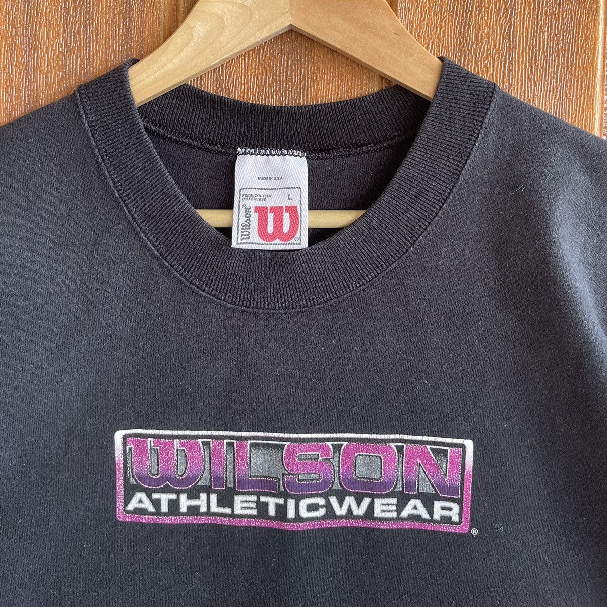 Vintage × Wilson Vintage’90s🔥WILSON ATHLETICWEAR🔥Big Logo Faded Tshirt Size US L / EU 52-54 / 3 - 4 Thumbnail