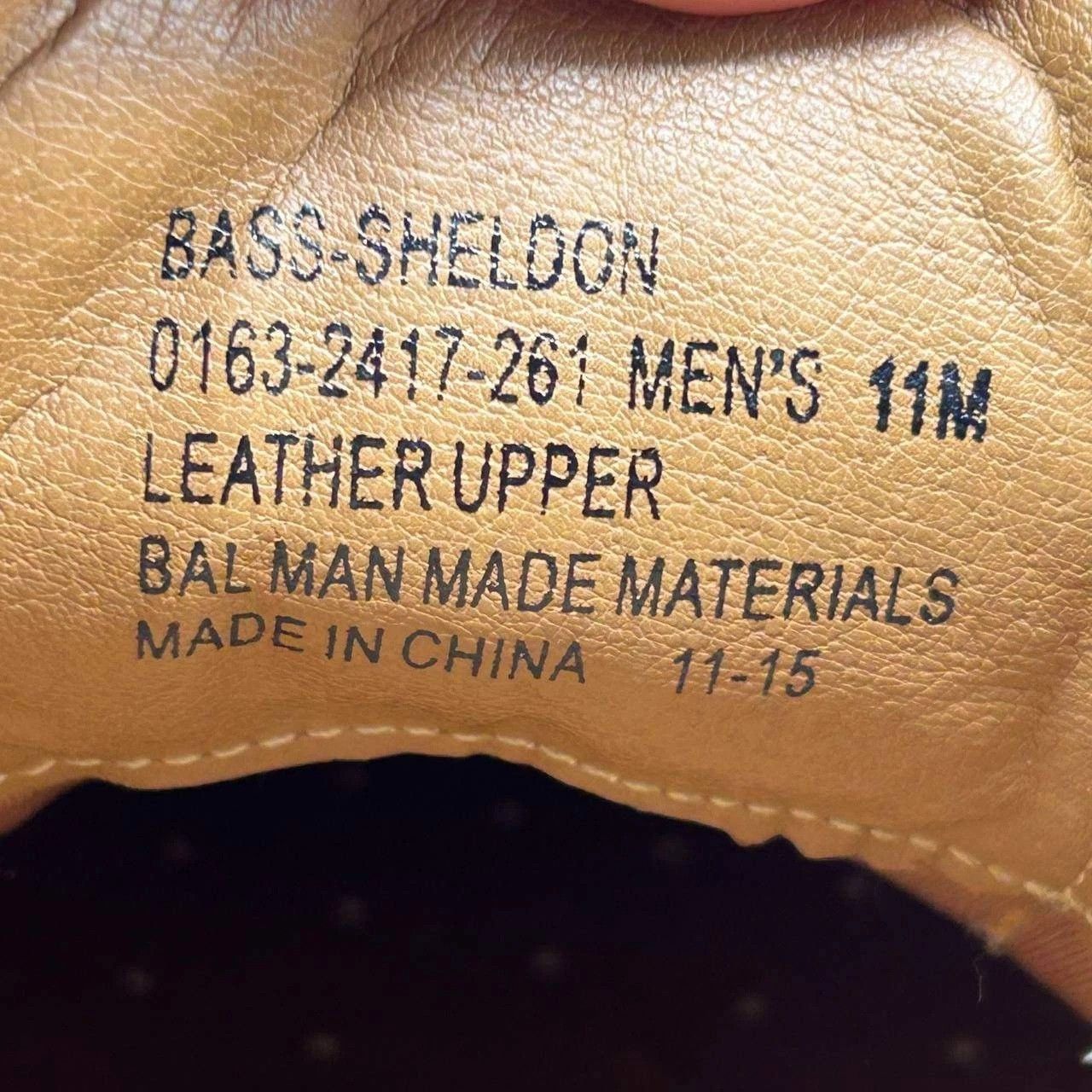 G.H. Bass & Co. G.H Bass & Co. Sheldon Derby Dress Shoes 11M Leather Moc Toe Size US 11 / EU 44 - 4 Thumbnail