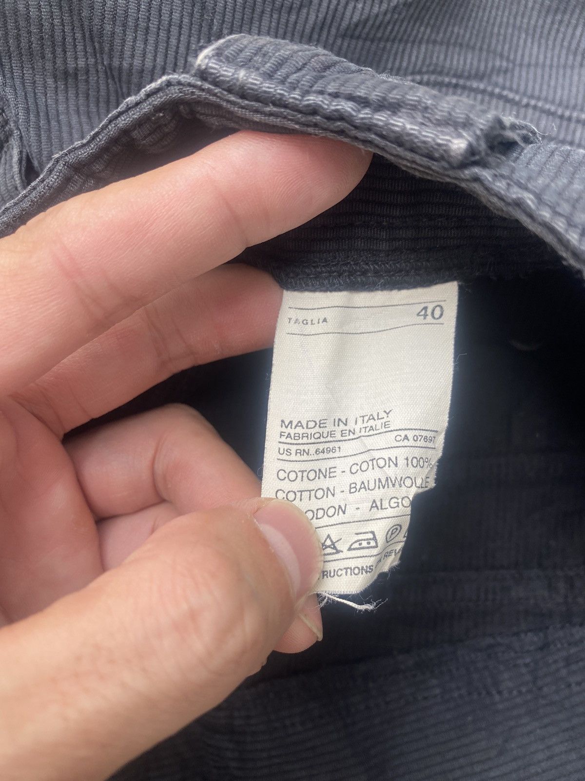 If Six Was Nine × Japanese Brand × United Colors Of Benetton Flare Jeans United Colour Of Benetton Corduroy Size US 28 / EU 44 - 21 Thumbnail