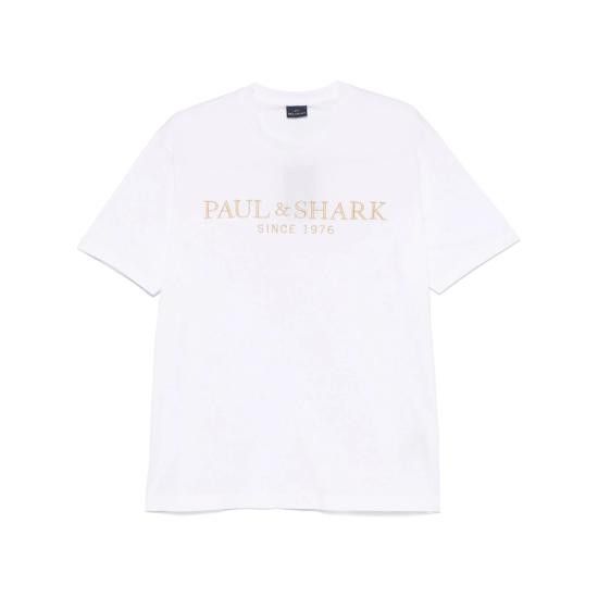 PAUL & SHARK Men T-Shirts 24411020 010 WHITE