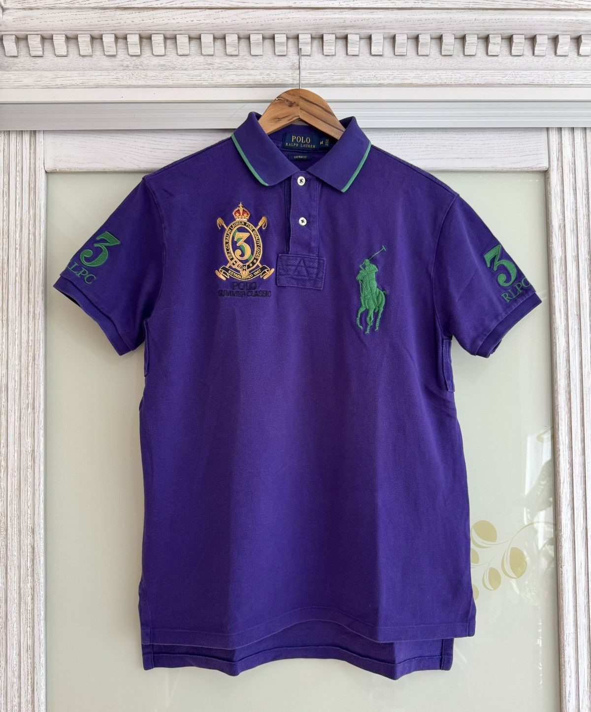 Polo Ralph Lauren × Ralph Lauren × Vintage Vintage Polo Ralph Lauren Summer Classic Polo T-Shirt Rare Size US M / EU 48-50 / 2 - 1 Thumbnail