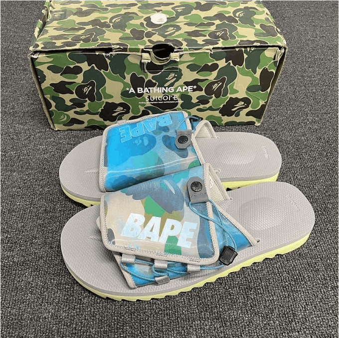 Bape ABATHINGAPE low-top sandals for men Size US 12 / EU 45 - 1 Thumbnail