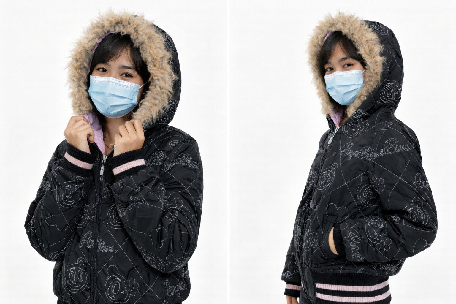 Angel Blue Angle Blue Fur Jakcet like if6w9 style Size US S / EU 44-46 / 1 - 15 Thumbnail