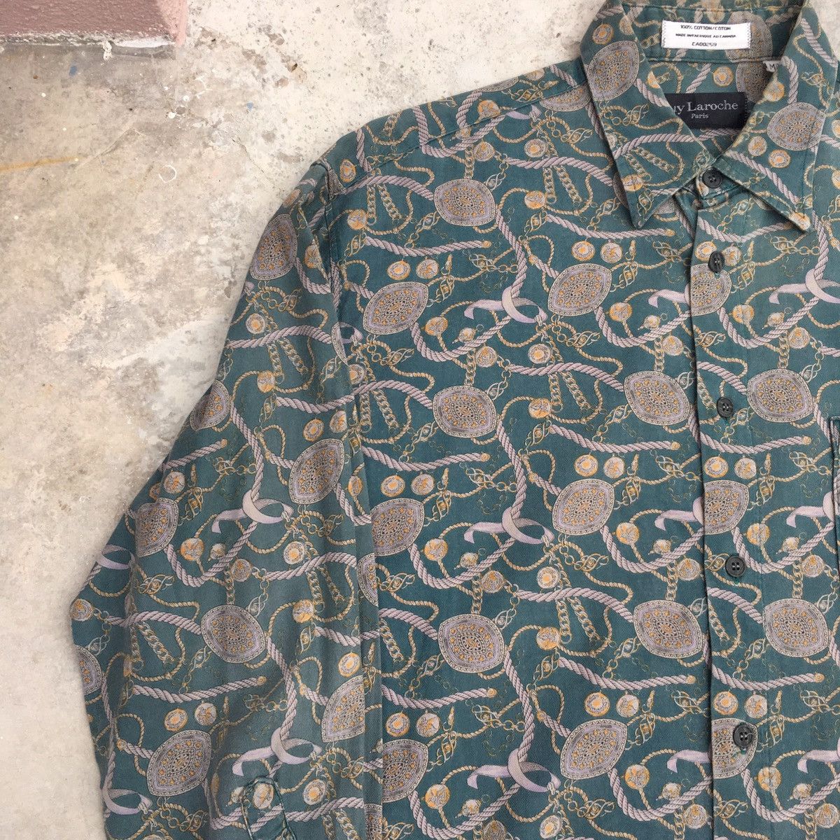 Guy Laroche Vintage GUY LAROCHE PARIS Paisley Button Ups Shirt Size US M / EU 48-50 / 2 - 4 Thumbnail