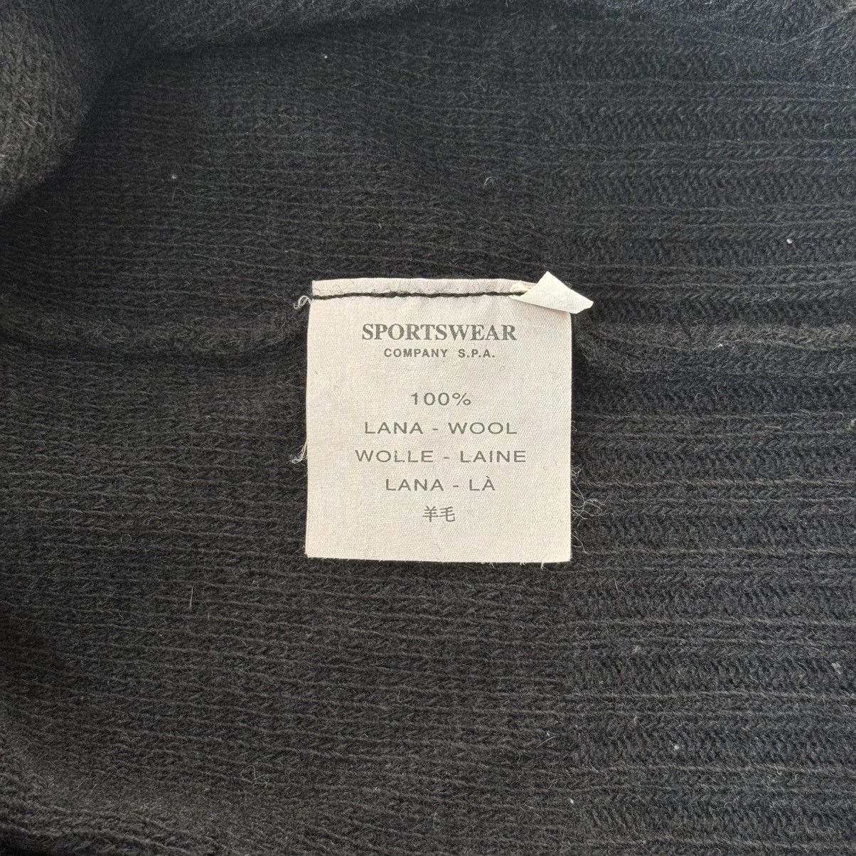 Stone Island Stone Island Vintage Wool Sweater AW01 Knit L Black Size US L / EU 52-54 / 3 - 14 Thumbnail