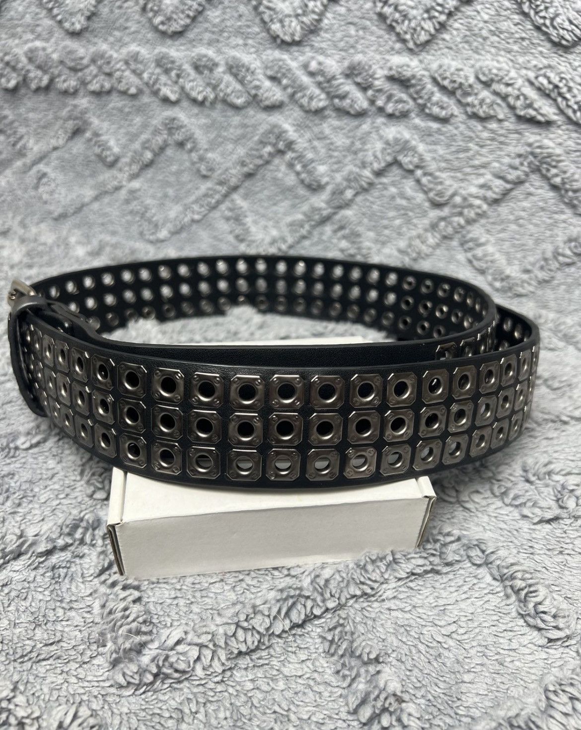 Japanese Brand Vintage Y2K Studded Metal Details Belt Size ONE SIZE - 2 Thumbnail