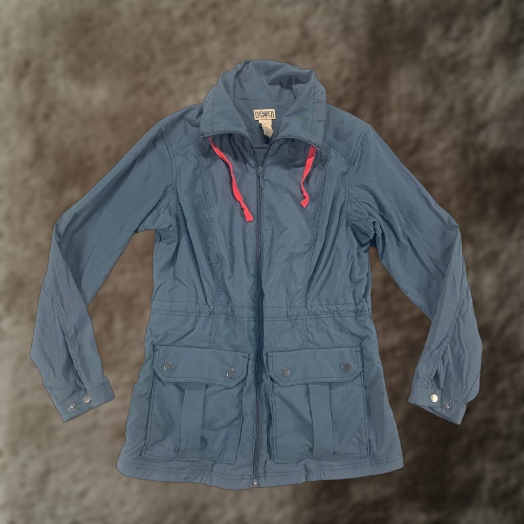 CO Duluth Trading Co Jacket Womens Small Blue Polyester Full Zip Outdoor Pockets Size S / US 4 / IT 40 - 1 Thumbnail