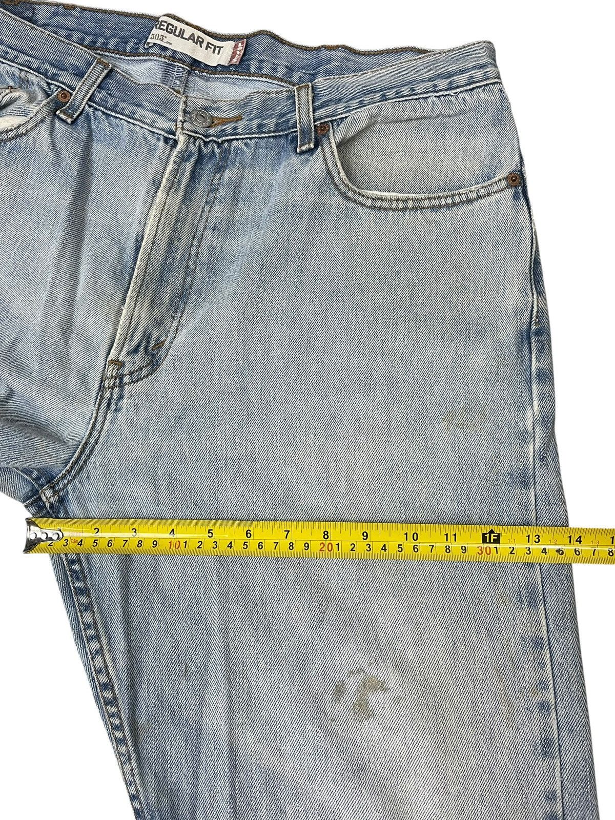 Levi's Vintage Levi’s 505 Regular Fit Jeans Streetwear Size US 38 / EU 54 - 11 Thumbnail