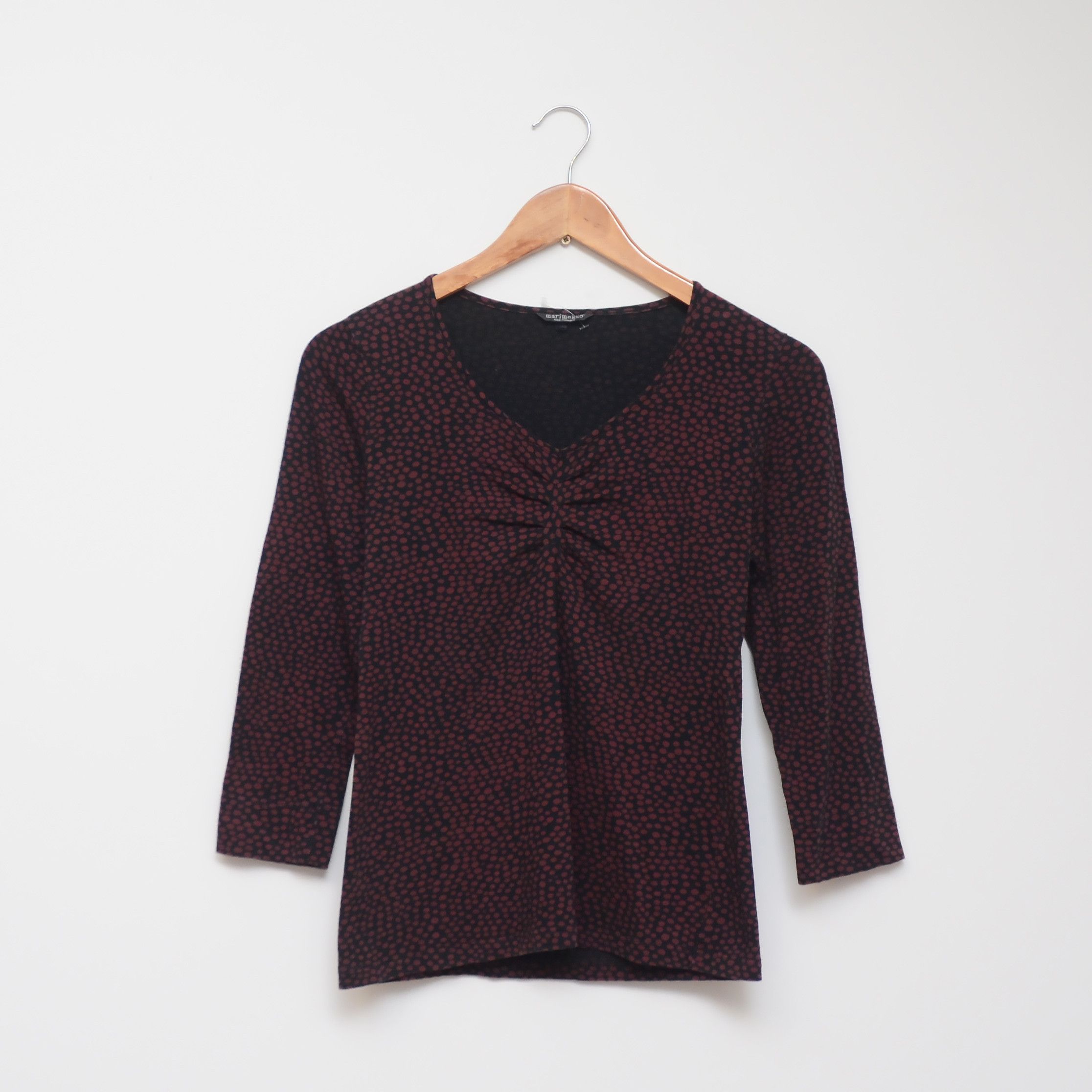 Marimekko MARIMEKKO Mika Piirainen Polla Dot Pullover Blouse size S Size S / US 4 / IT 40 - 1 Thumbnail