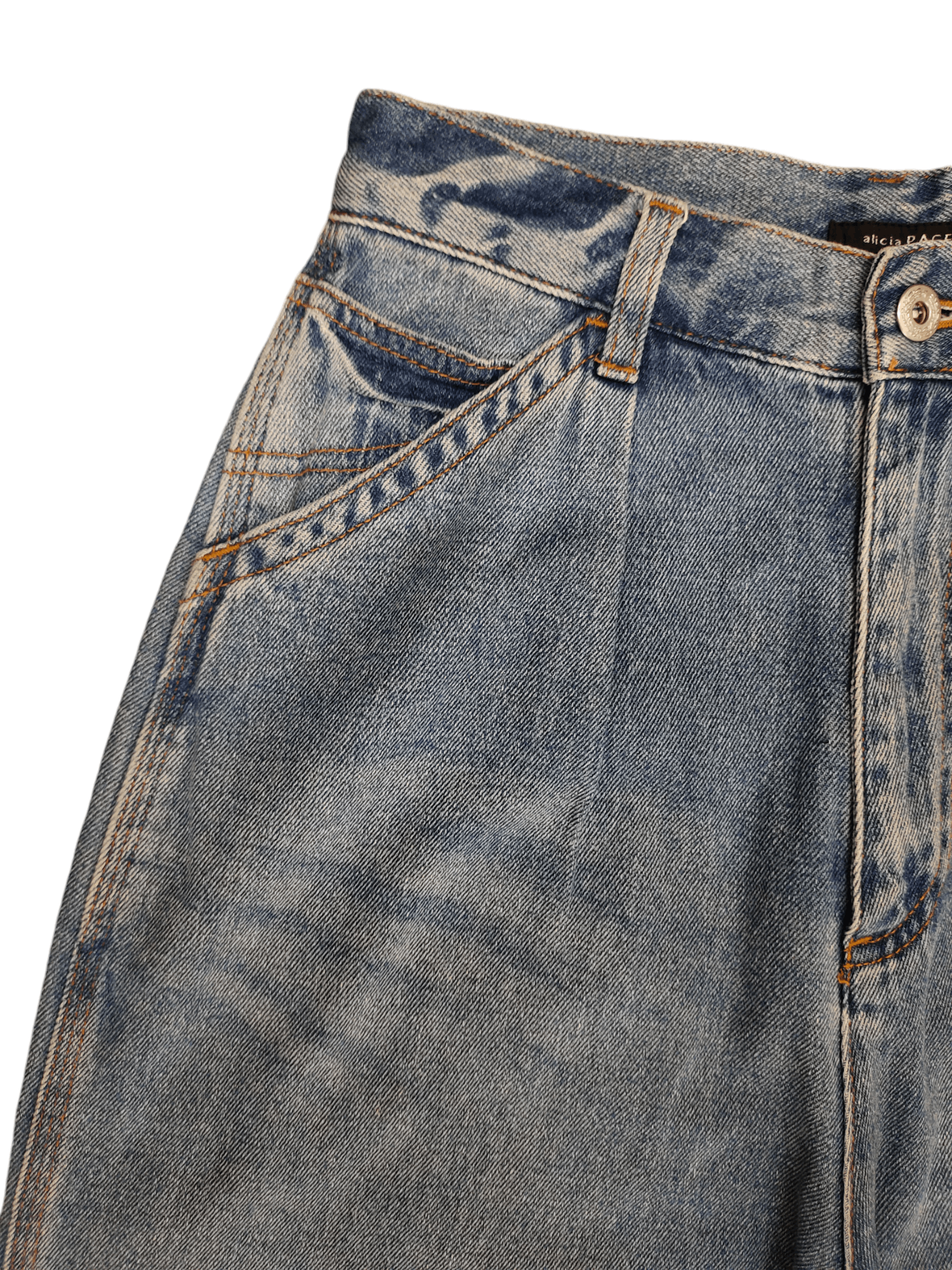 If Six Was Nine Baggy Jeans Pageboy Japan Carpenter Denim Wide Leg Y2k Size US 28 / EU 44 - 3 Thumbnail