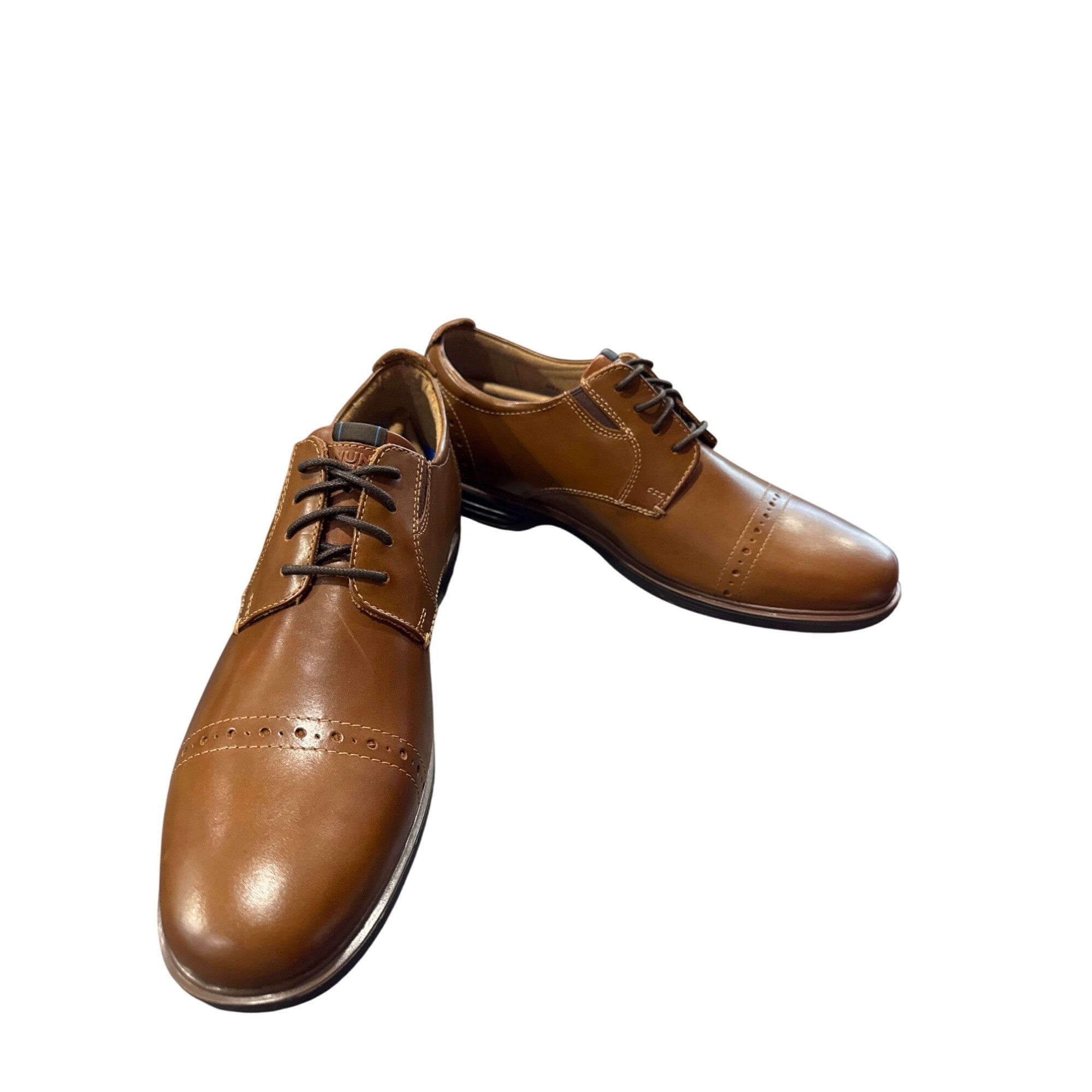 Nunn Bush Nunn Bush Kore Mens Brown Leather Oxford Shoes 8.5M SKU 8083 Size US 8.5 / EU 41-42 - 1 Thumbnail