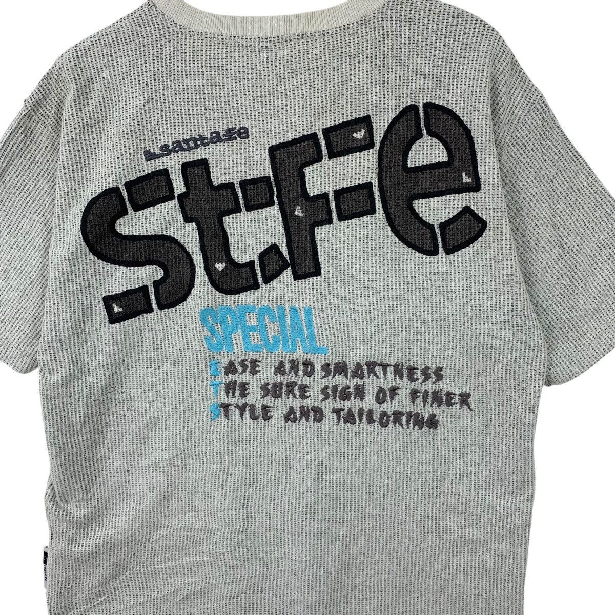 Vintage Vintage SANTA FE JAPAN Embossed Logo Tee Shirt Top Back Hit Size US M / EU 48-50 / 2 - 8 Thumbnail