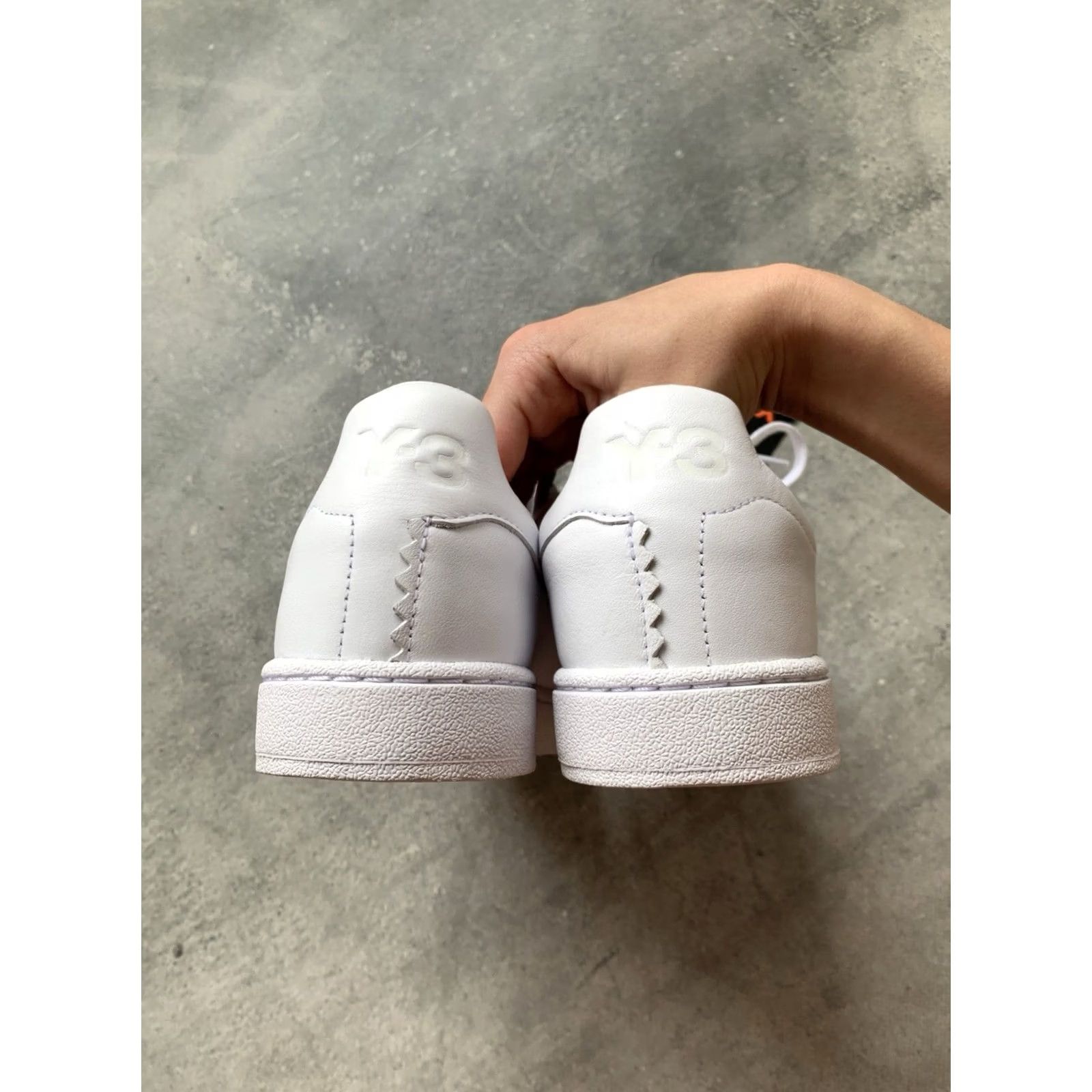 Adidas ADIDAS Y-3 COURT White Leather SIZE US 8, UK 7.5, EU 41 1/3, Men Sneaker Size US 8 / EU 41 - 5 Thumbnail