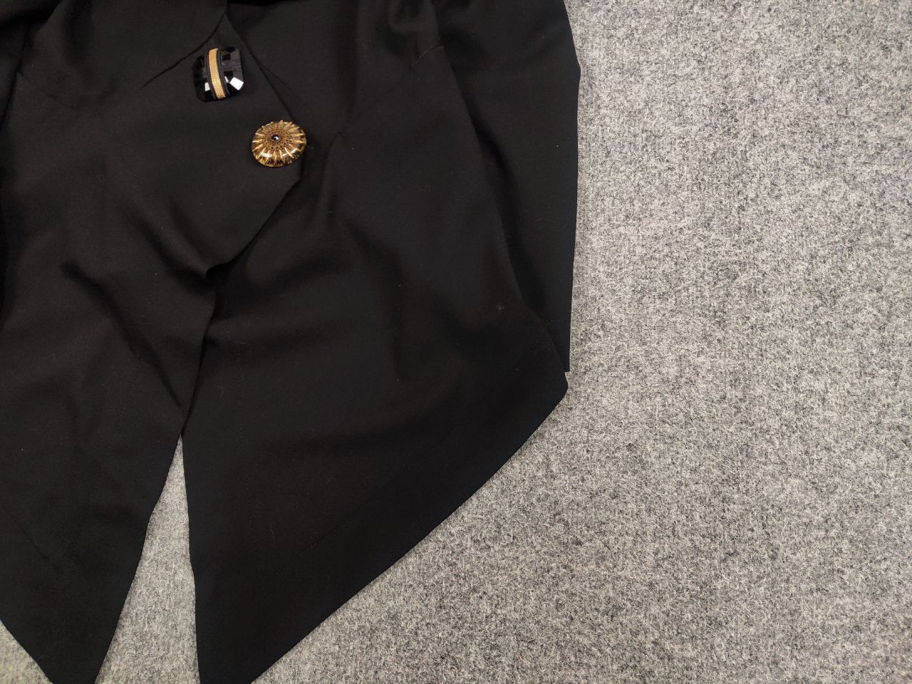 Vintage Vintage Angelo Marani Italy Designer Black Classic Jacket Size M / US 6-8 / IT 42-44 - 5 Thumbnail
