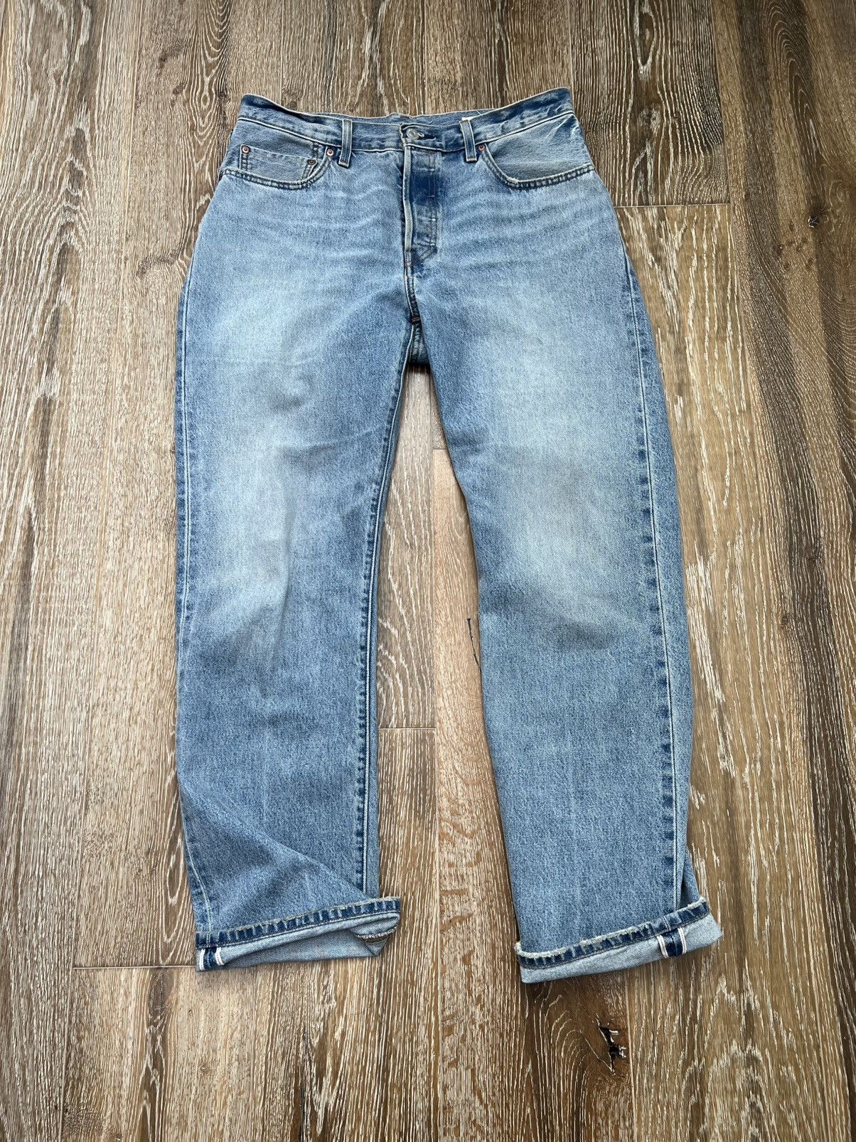 Levi's Levis 501 selvedge jeans Size 34" / US 12 / IT 48 - 1 Thumbnail