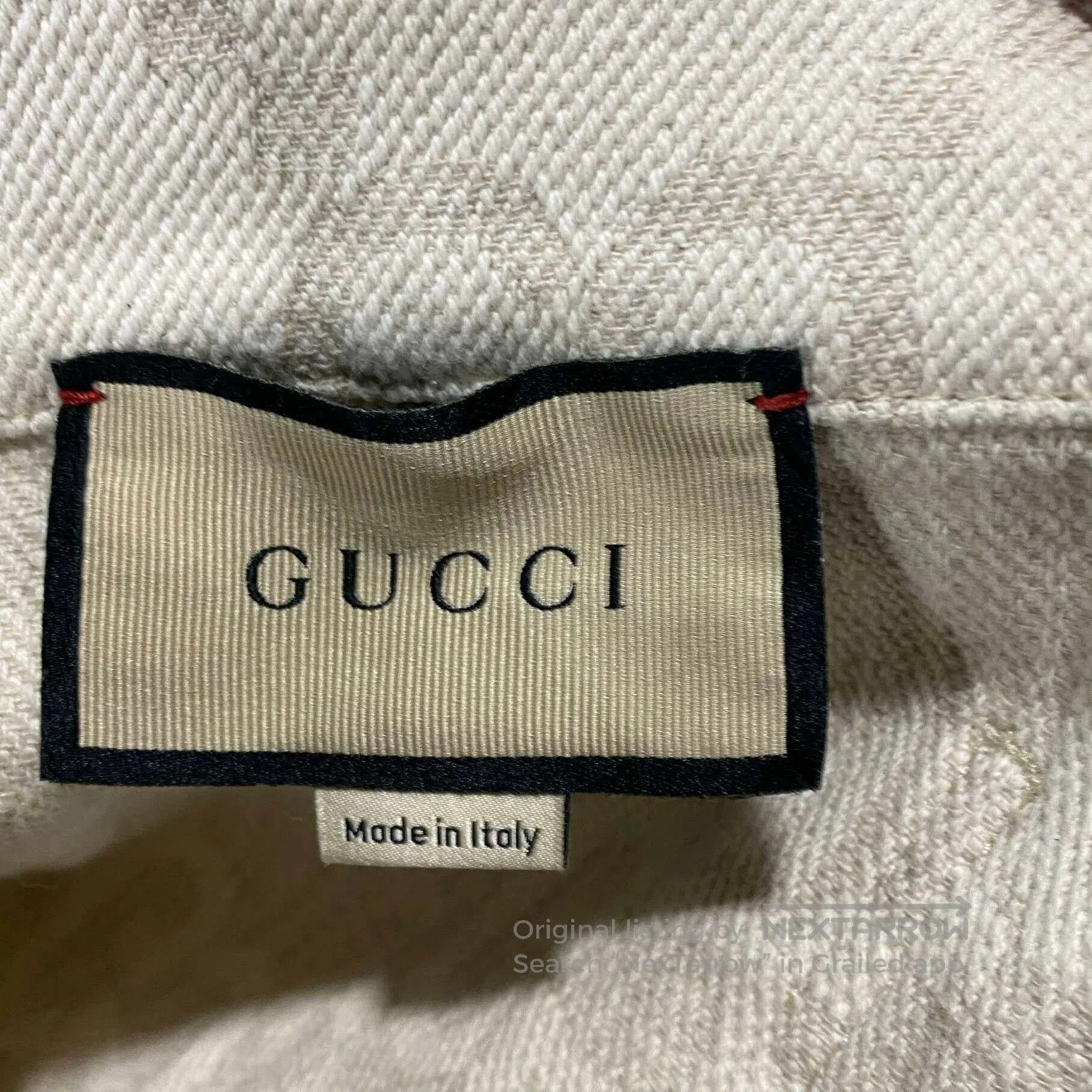 Gucci Gucci Monogram Denim Shorts. Size 37" - 5 Thumbnail