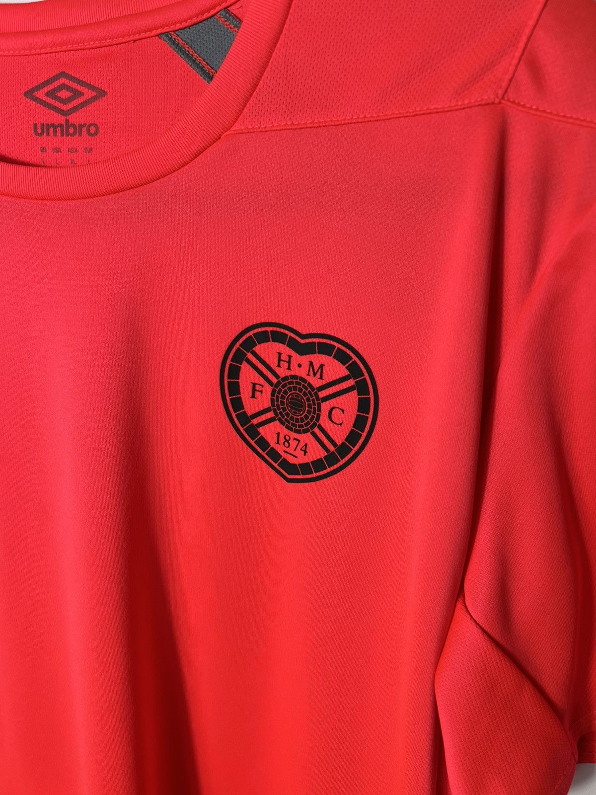 Umbro Vintage Umbro Heart Of Midlothian Soccer Football jersey Size US L / EU 52-54 / 3 - 4 Thumbnail
