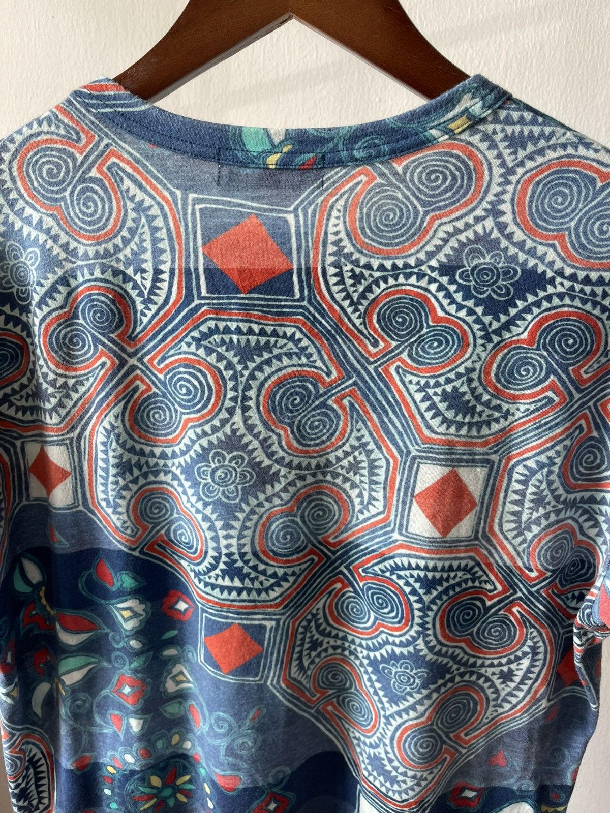 Yohji Yamamoto Yohji Yamamoto Pour Homme Chinoiserie Tee Size US M / EU 48-50 / 2 - 8 Thumbnail