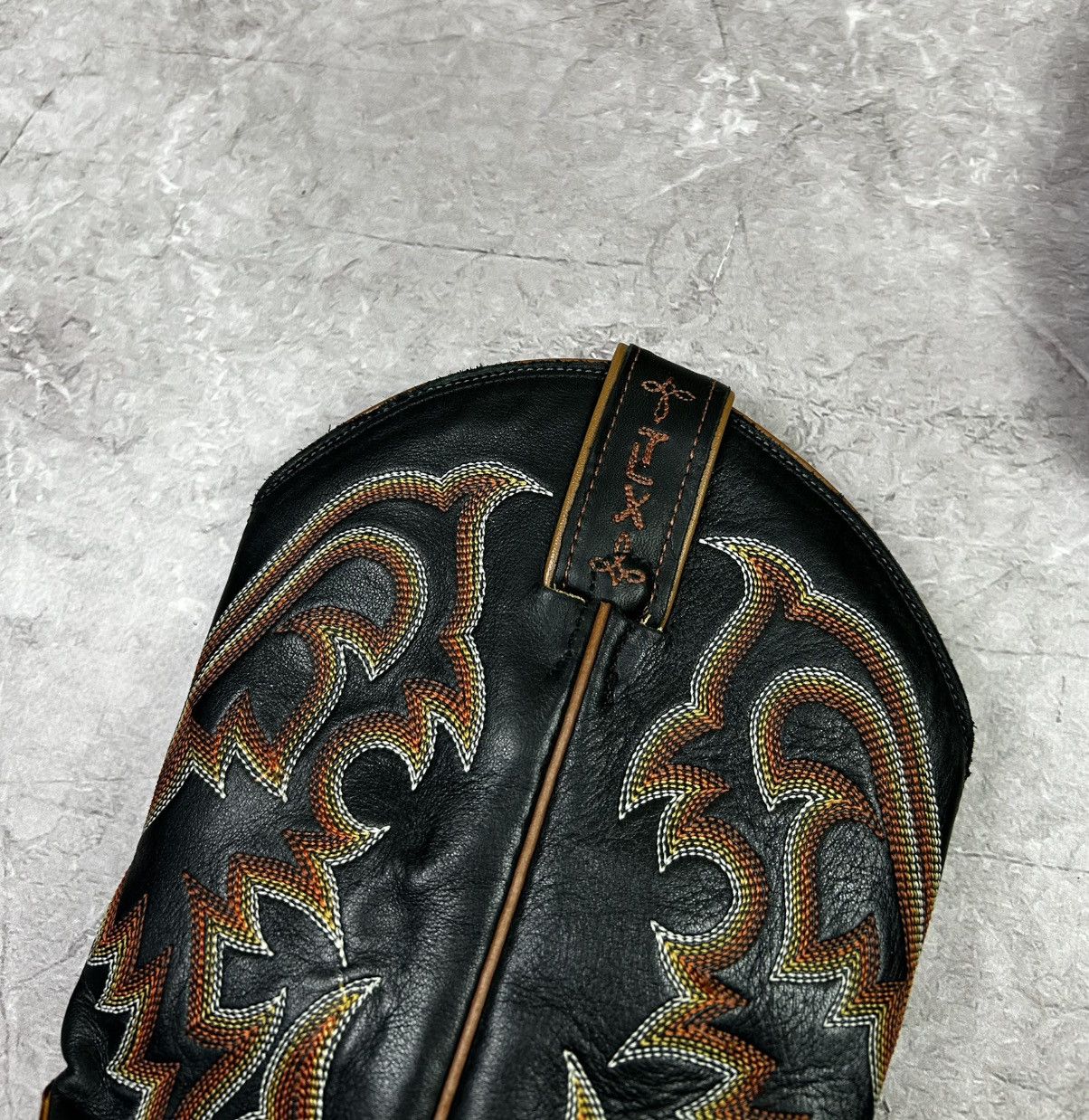 Tony Lama Tony Lama Black brown Ostrich Western Cowboy Boots Size US 9 / EU 42 - 19 Thumbnail