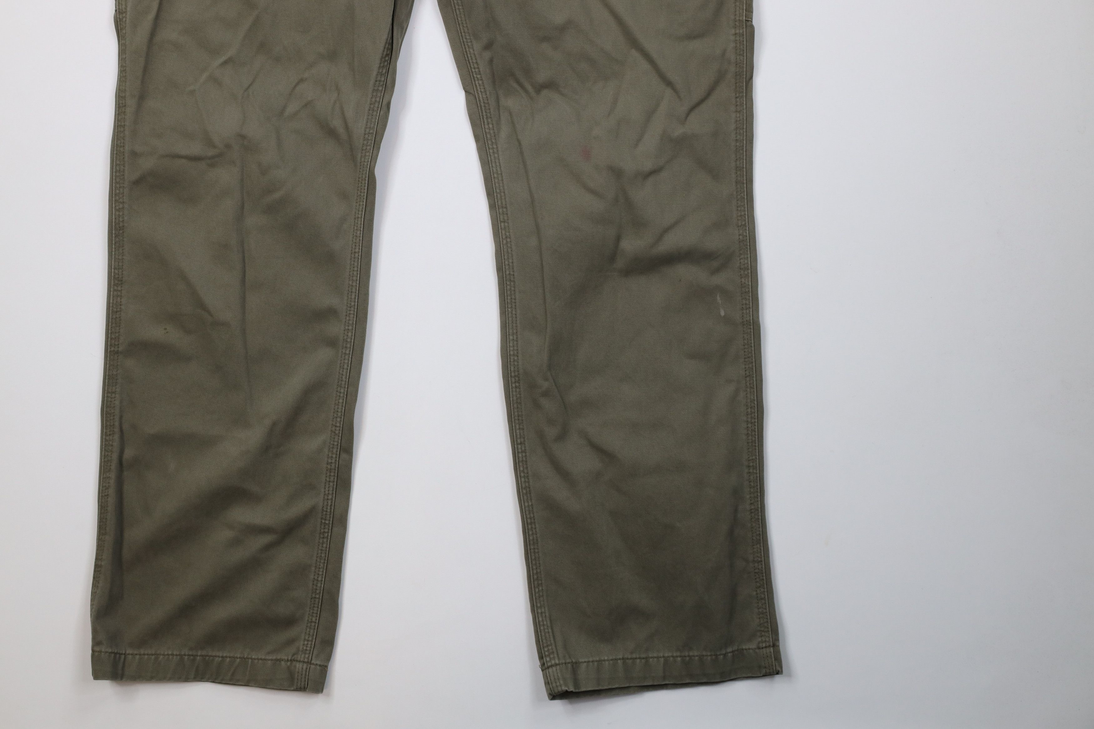 Carhartt Vintage Carhartt Wide Leg Dungaree Pants Army Green Size US 38 / EU 54 - 4 Thumbnail