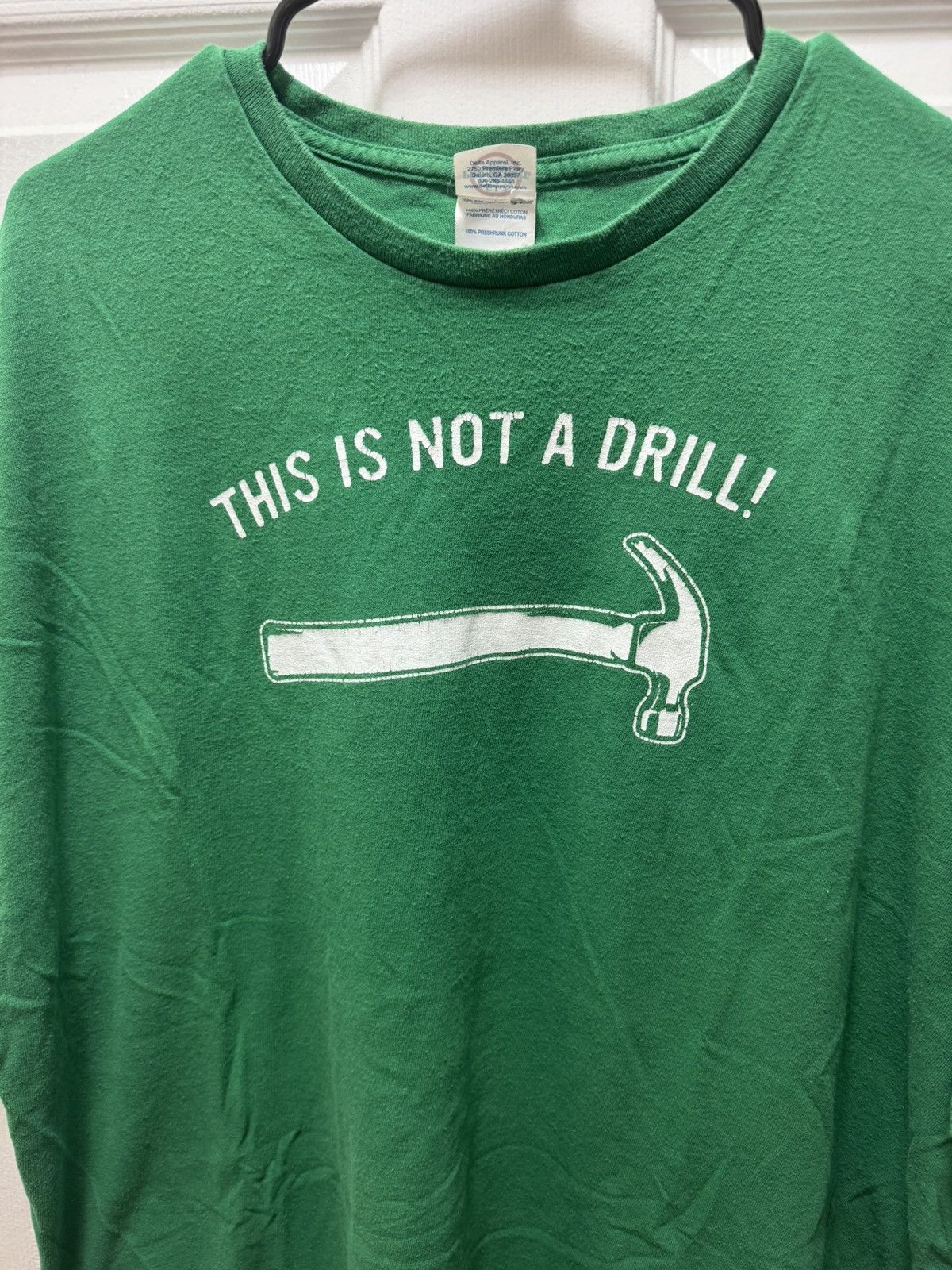 Delta Pro Delta Weight This is Not a Drill Hammer Humor Vintage Size US XXL / EU 58 / 5 - 2 Thumbnail