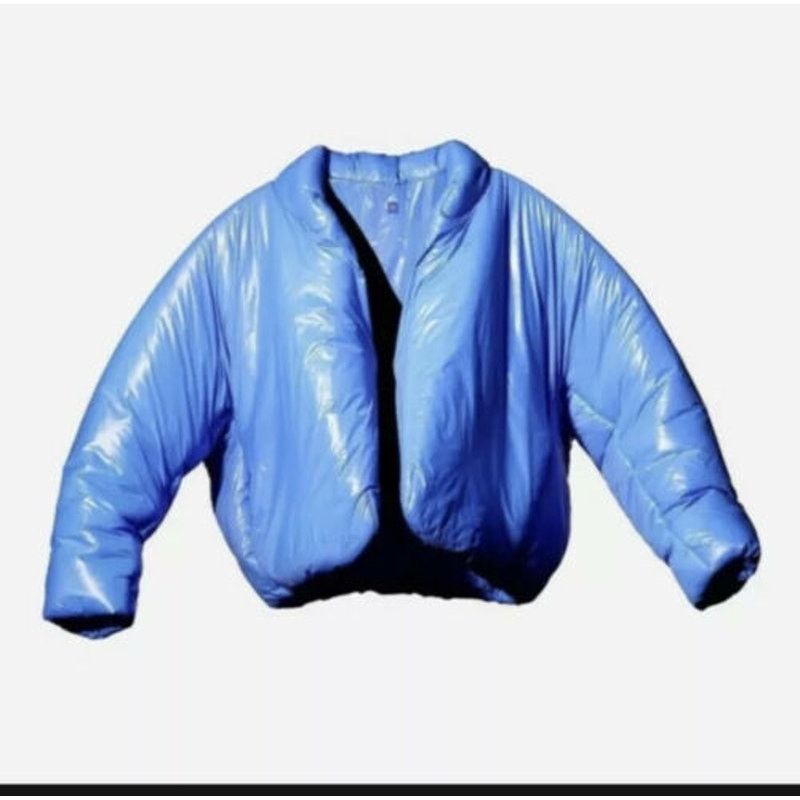Gap YEEZY X GAP ROUND Cropped Jacket blue Puffer Kanye West (M) Size US M / EU 48-50 / 2 - 6 Thumbnail