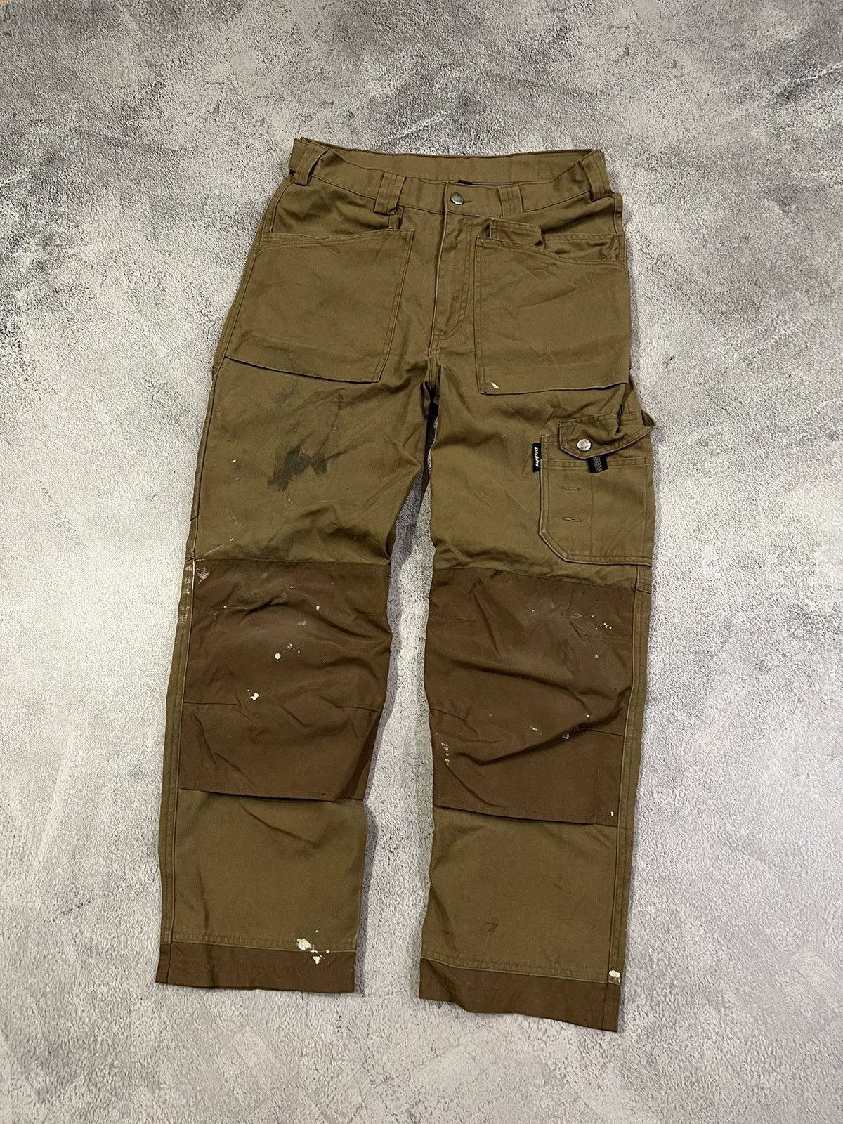 Dickies × Vintage Vintage Y2k Dickies Thrashed Faded Work Multi Pocket Jeans Size US 30 / EU 46 - 2 Thumbnail