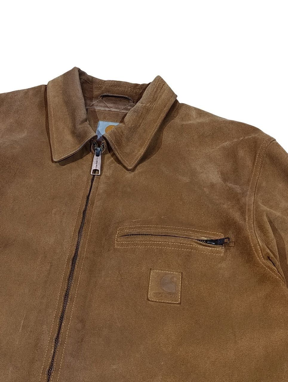Carhartt Carhartt Suede Detroit Jacket Vintage Size US XL / EU 56 / 4 - 8 Thumbnail