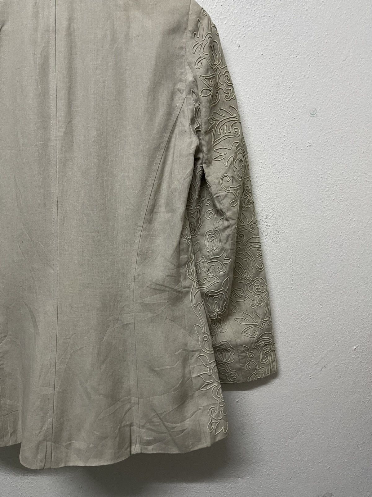 Jil Sander 1990s JIL SANDER EMBROIDERED FORMAL SUIT RARE DESIGN Size XS / US 0-2 / IT 36-38 - 12 Thumbnail