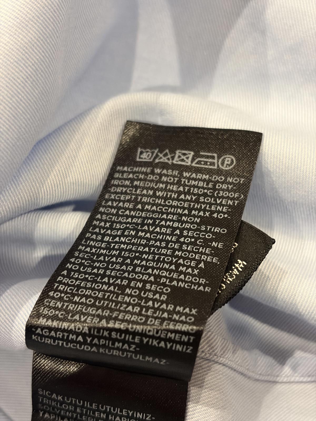 Tom Ford Tom Ford Swiss-Made Cotton Twill Dress Shirt Size US XL / EU 56 / 4 - 9 Thumbnail