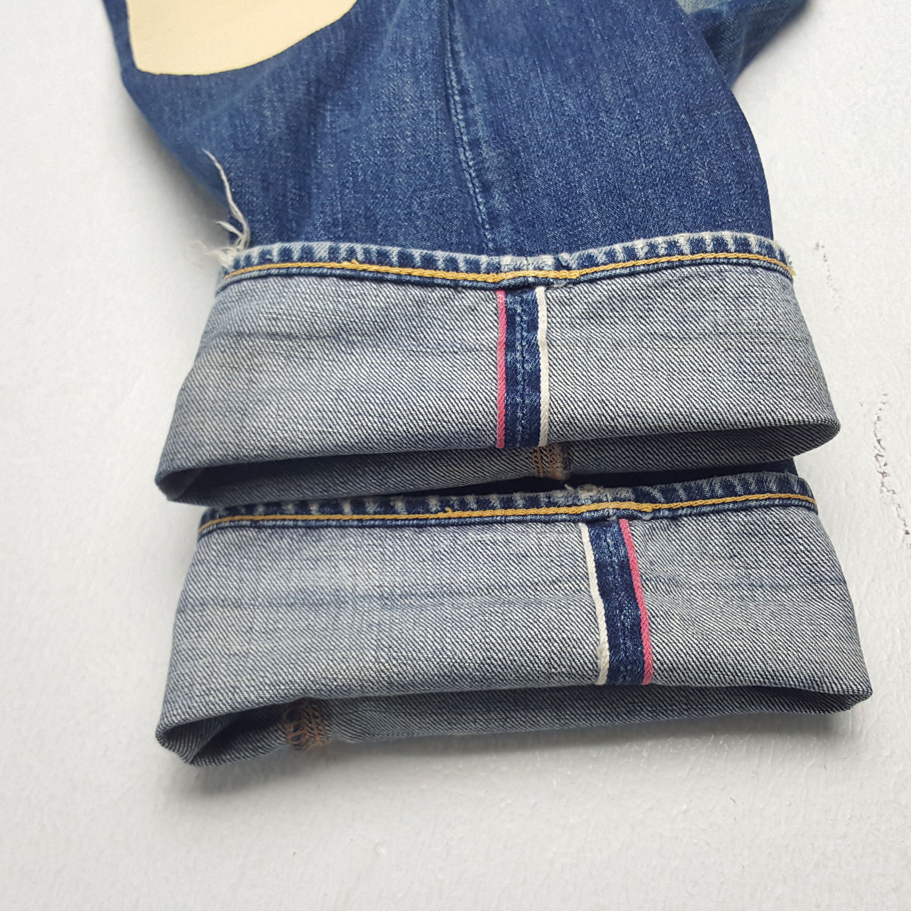Evisu × Vintage Vintage Evisu No2 Selvedge Custom Art Daicock Denim Jeans Size US 28 / EU 44 - 12 Thumbnail