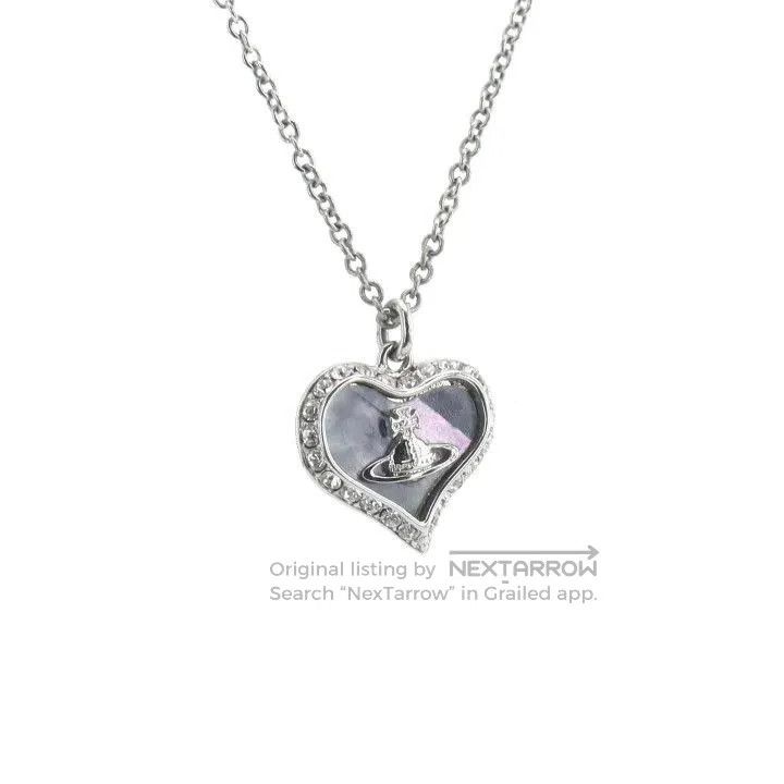 Vivienne Westwood Vivienne Westwood Silver Heart Necklace 0079. Size ONE SIZE - 2 Thumbnail