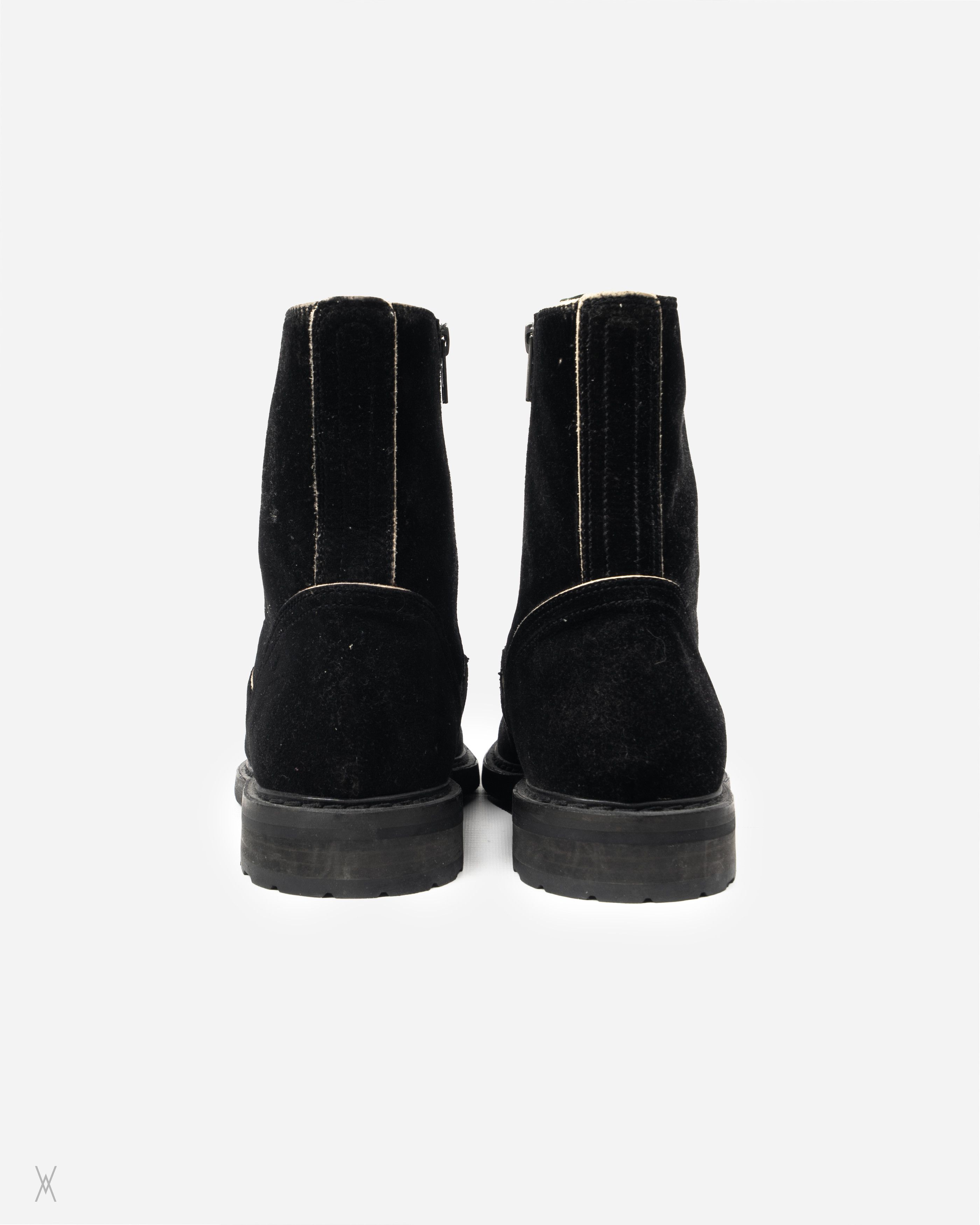 Ann Demeulemeester Ann Demeulemeester Velour Distressed Boots Size US 10 / EU 43 - 4 Thumbnail