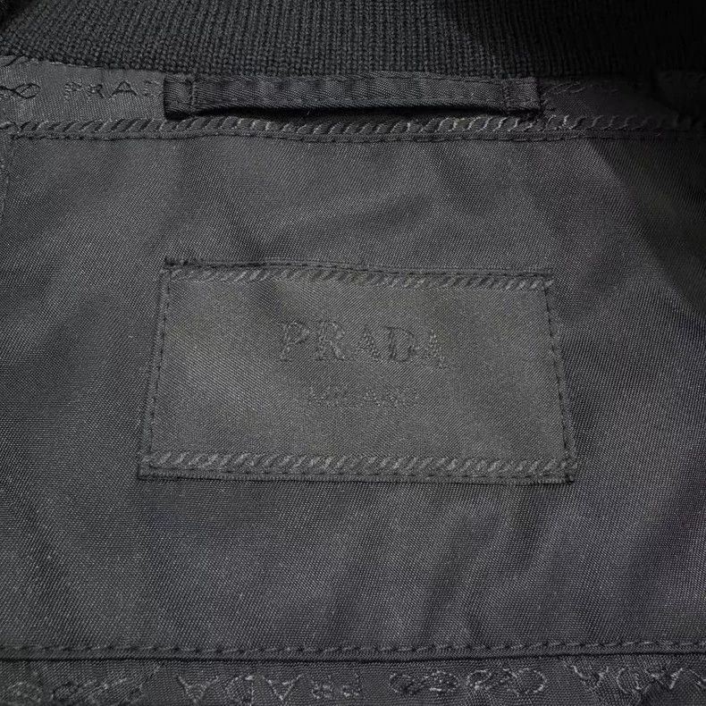 Prada Prada Embroidered logo nylon cotton jacket 2502-Nextarrow Size US XL / EU 56 / 4 - 5 Thumbnail