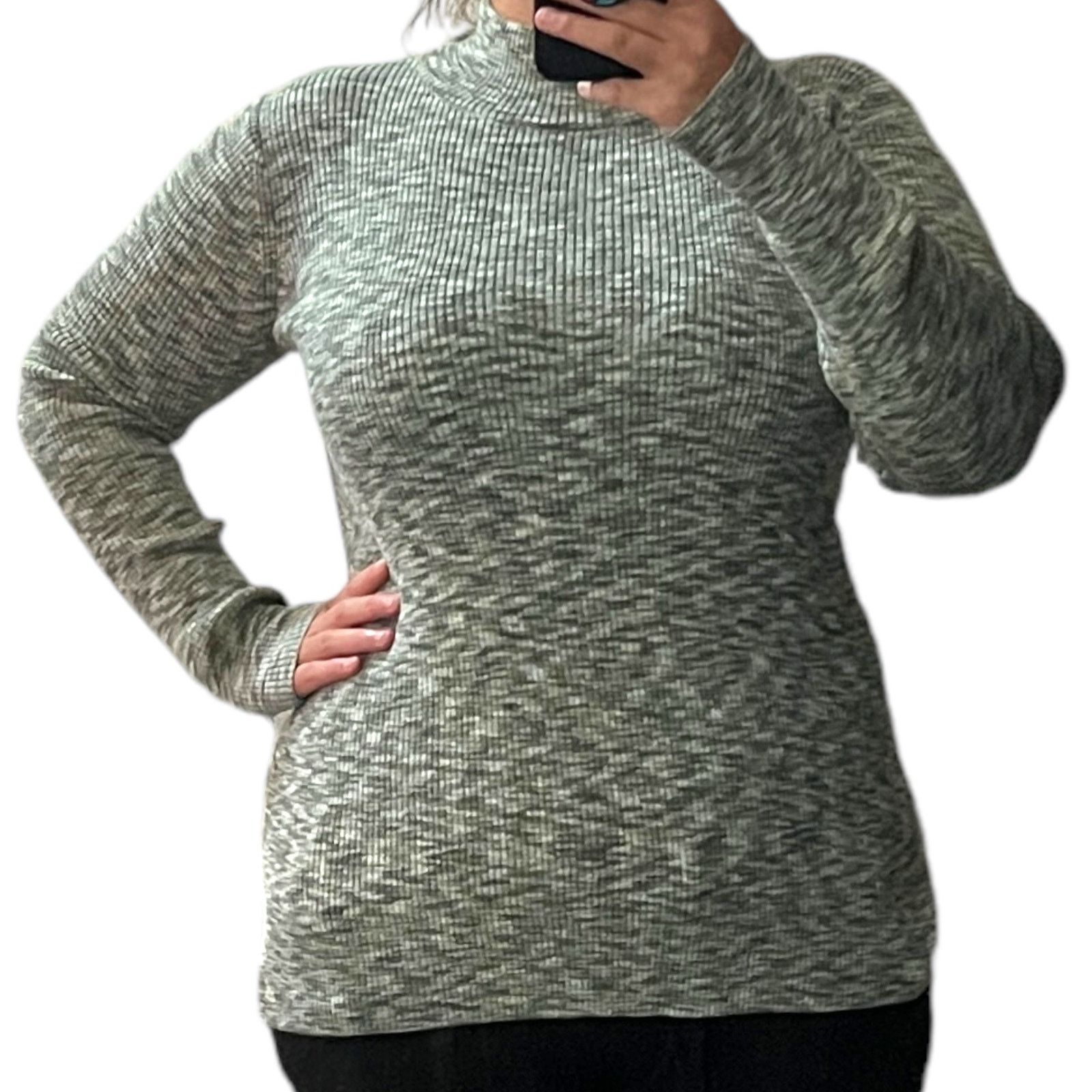 Other Rhea Spacedye Mock Neck Rib Sweater - Stitch Fix Pullover Size S / US 4 / IT 40 - 7 Thumbnail