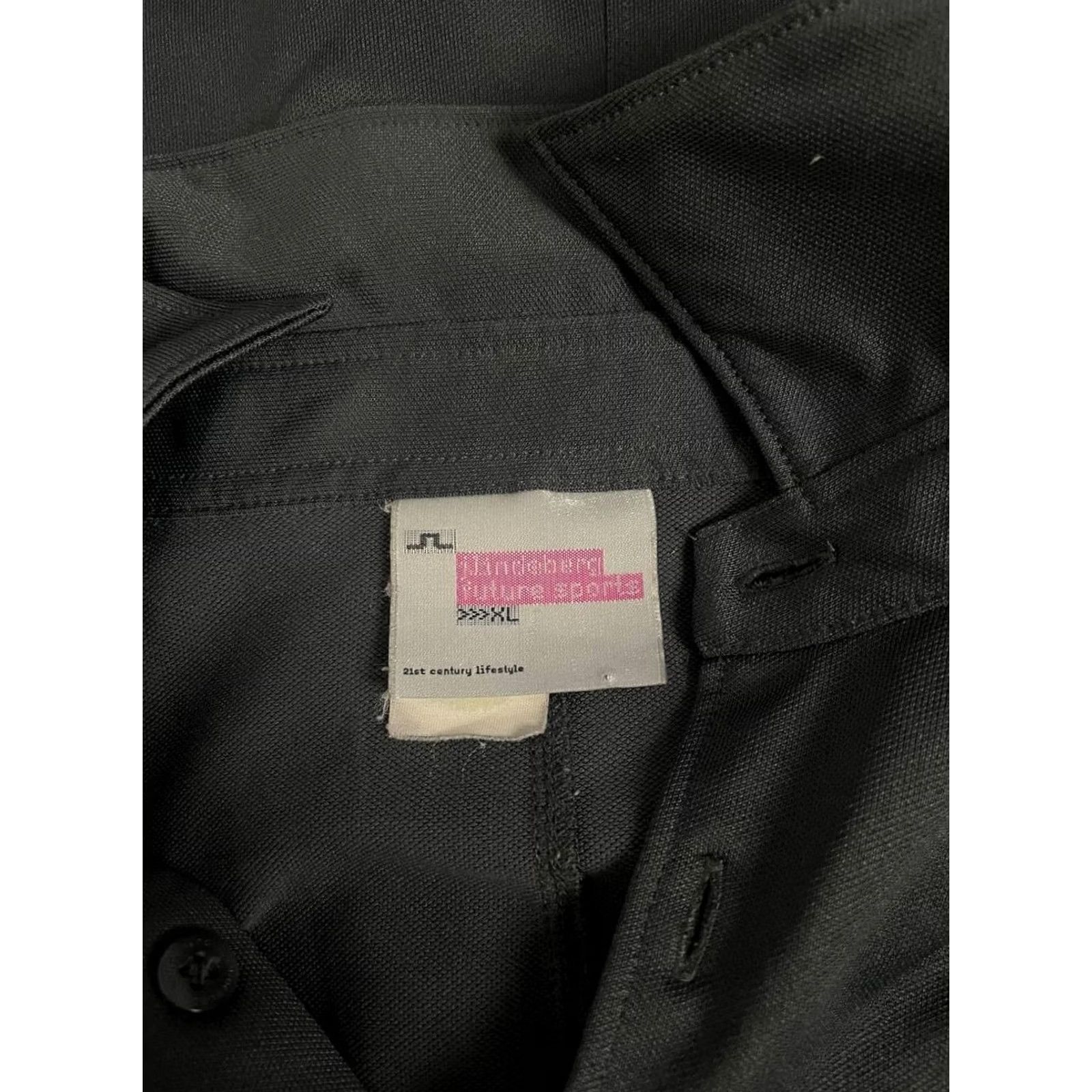 J.Lindeberg J.Lindeberg Golf Polo Shirt XL Gray Polyester Short Sleeve Shirt Men Regular Slimming Pockets Logo Pattern Solid Sports Classic Modern Size US XL / EU 56 / 4 - 3 Thumbnail
