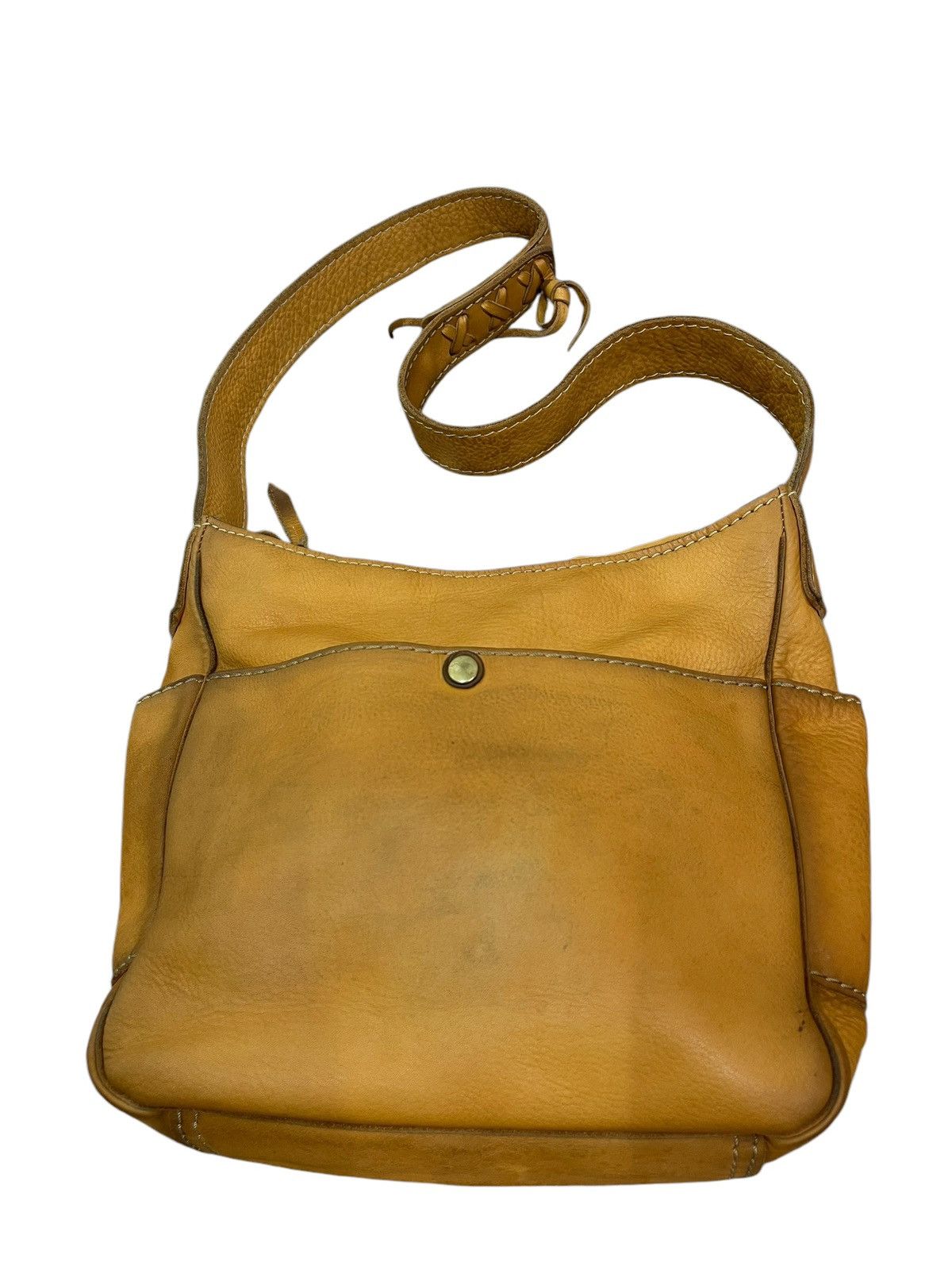 Porter Full Leather Patina Porter Messenger Shoulder Bag 1🟩2 Size ONE SIZE - 4 Thumbnail