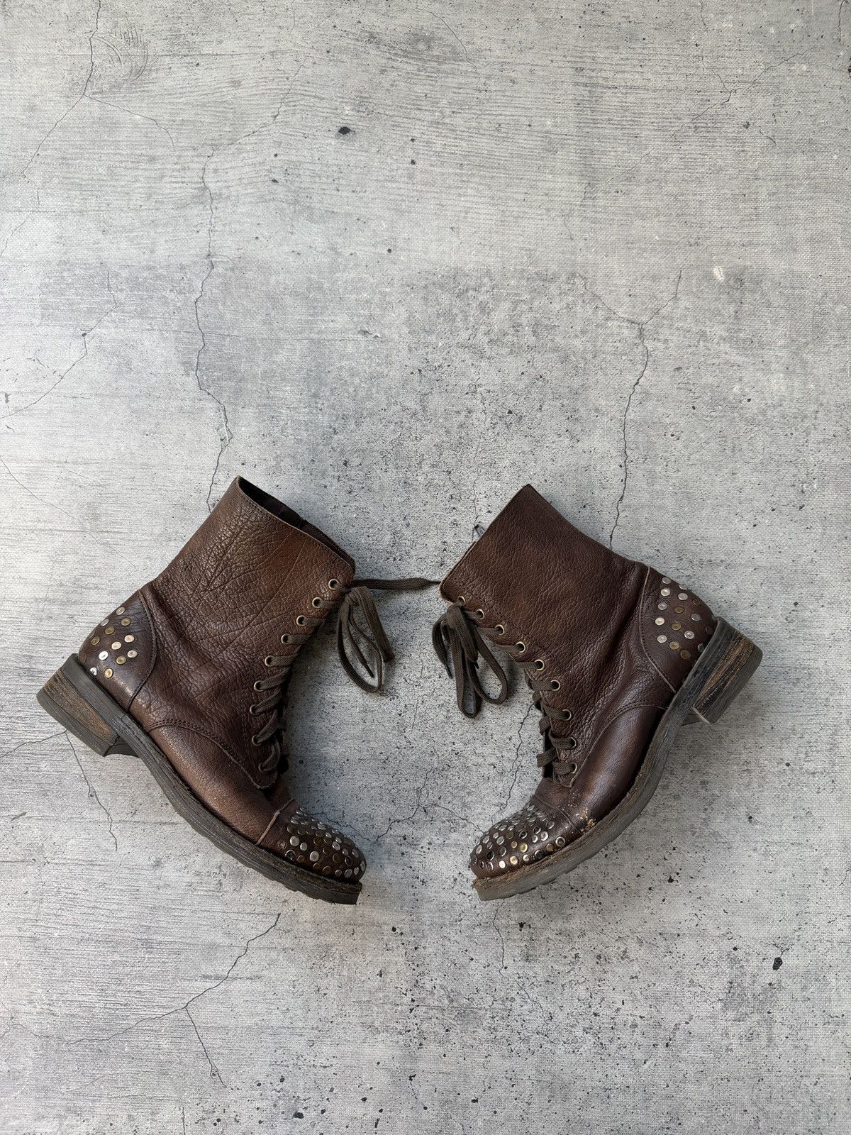 A.S.98 Ankle Brown Leather japanese A.S. 98 style boots 90s Size US 7 / EU 40 - 1 Thumbnail