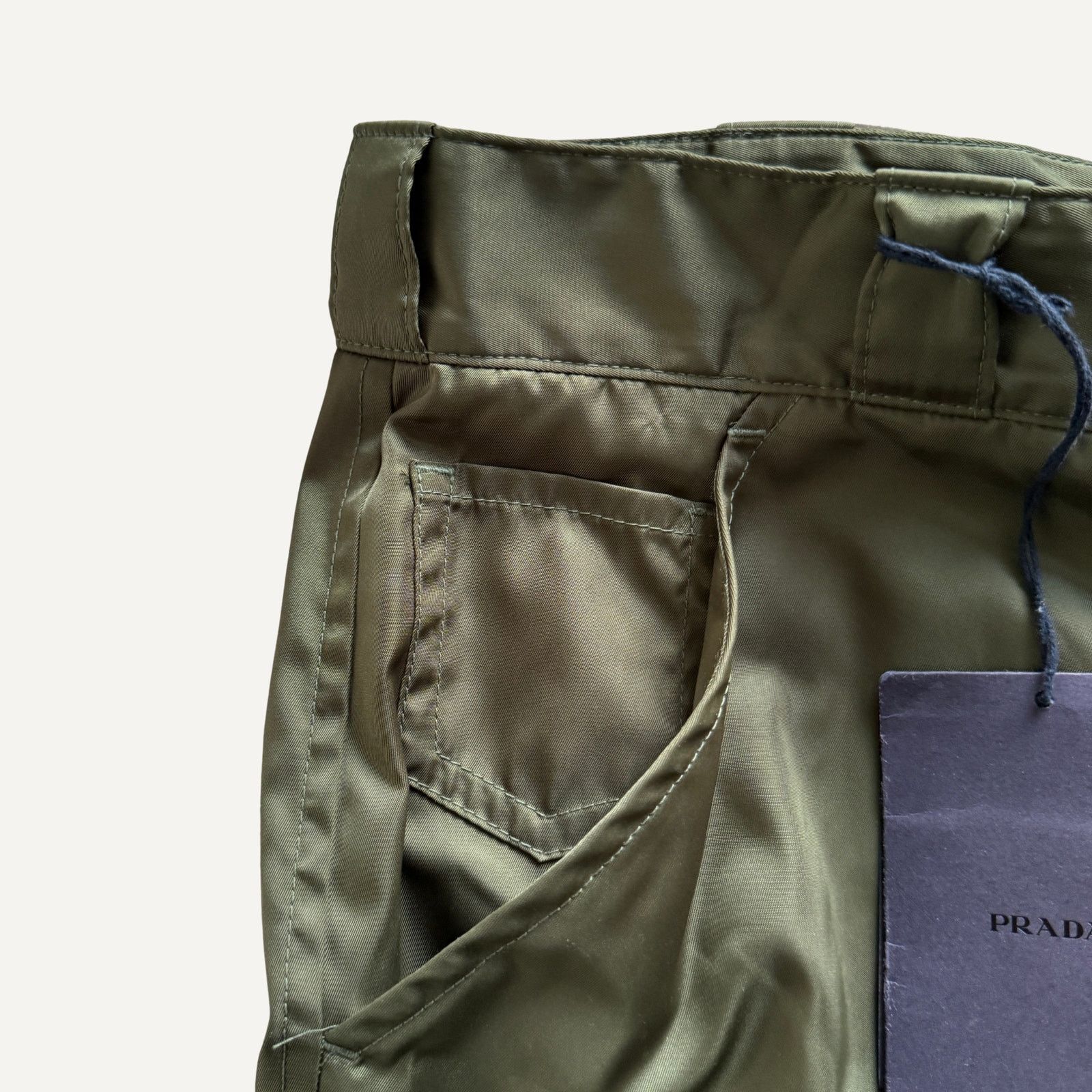 Prada Size 34 - Prada Men's Logo Re-Nylon Straight-Leg Cargo Pants Size US 34 / EU 50 - 4 Thumbnail