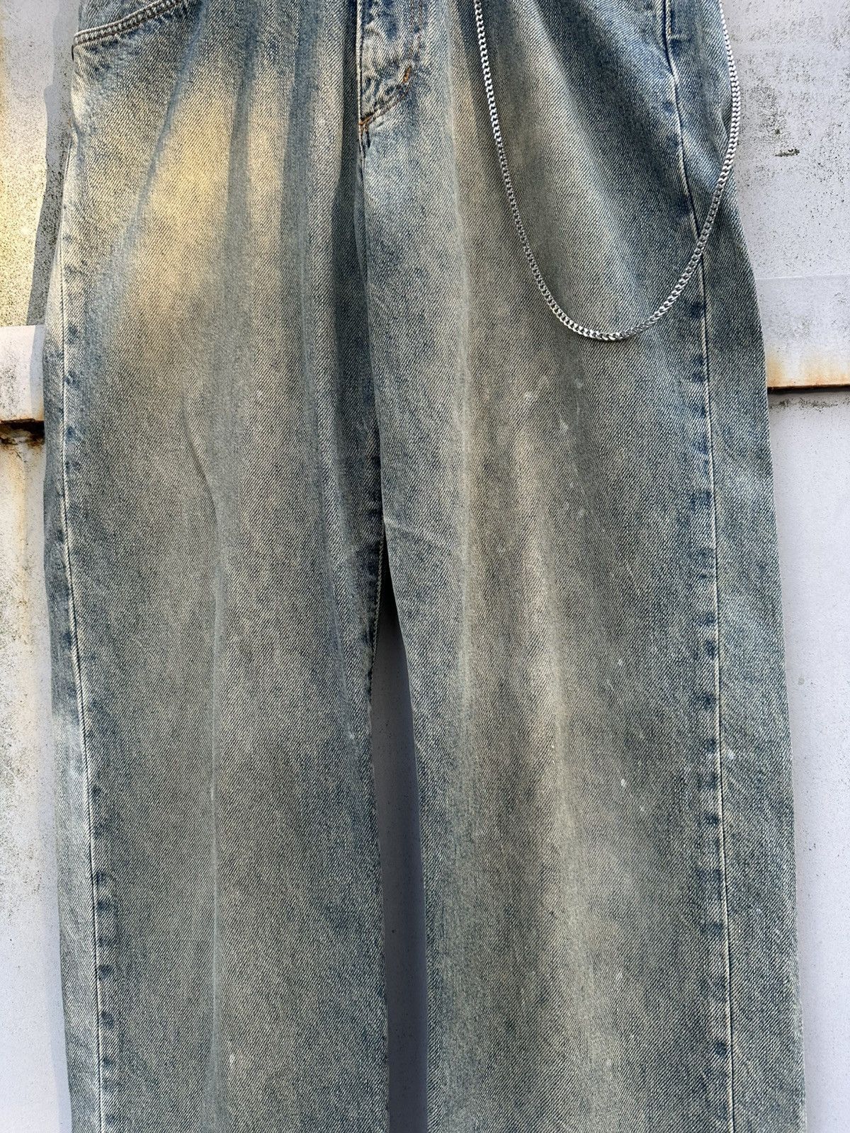 Wrangler 👹 Vintage Wrangler Washed Baggy Jeans Size US 30 / EU 46 - 5 Thumbnail