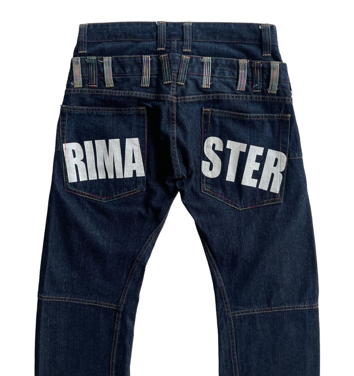 Japanese Brand Rimaster Double Waist Twist Denim Size US 33 - 4 Thumbnail